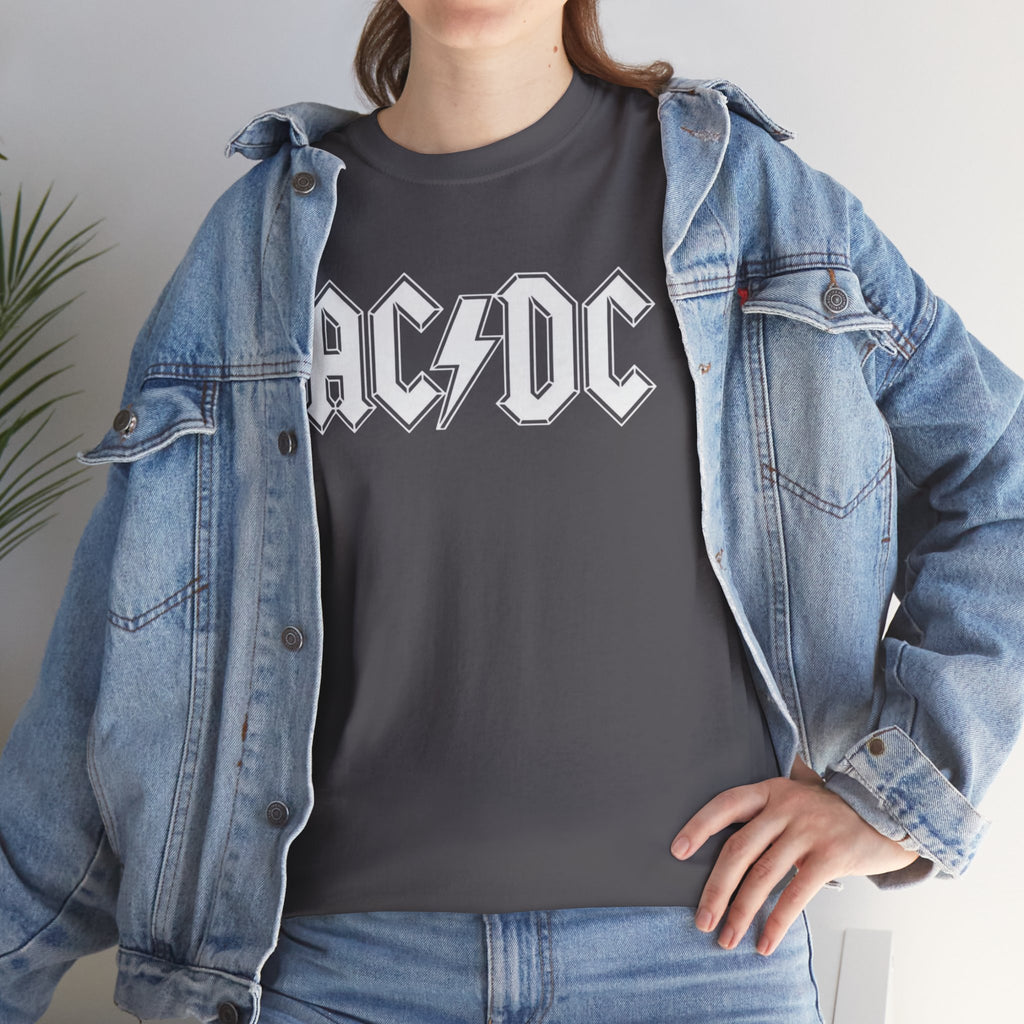 Unisex AC/DC Hard Rock band inspired with a custom batch T-Shirt (4 Colors)