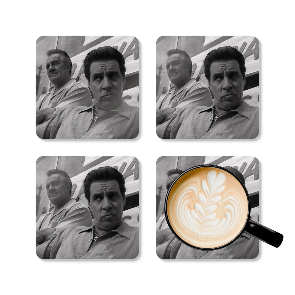 The Sopranos Paulie Gualtieri & Silvio Dante Corkback Coaster Set (4 Pieces)