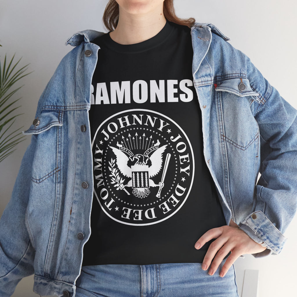Unisex Ramones Inspired Punk Rock Band Vintage Tee | Joey Johnny Dee Dee Tommy Ramone Fan Shirt