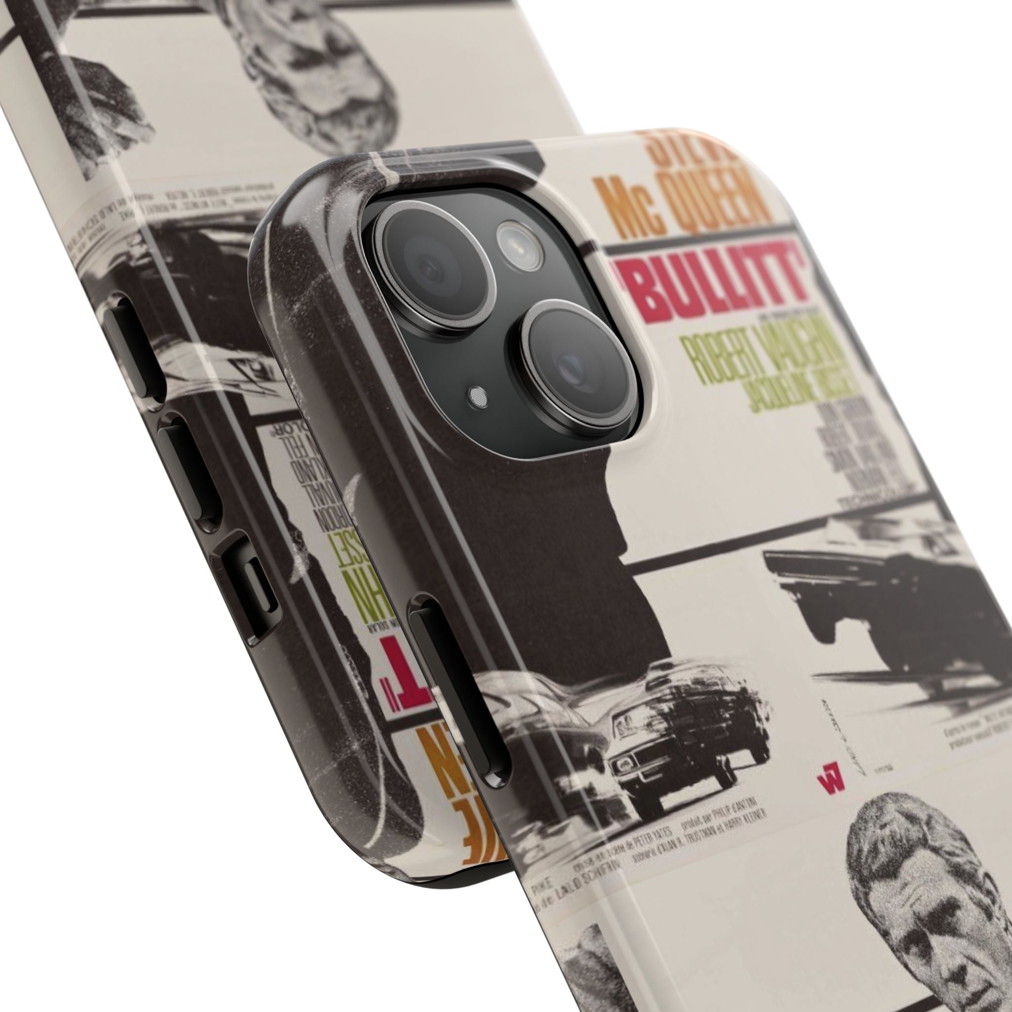 Steve McQueen Bullitt Movie Tough Phone Case | Classic Car Chase Film Phone Case