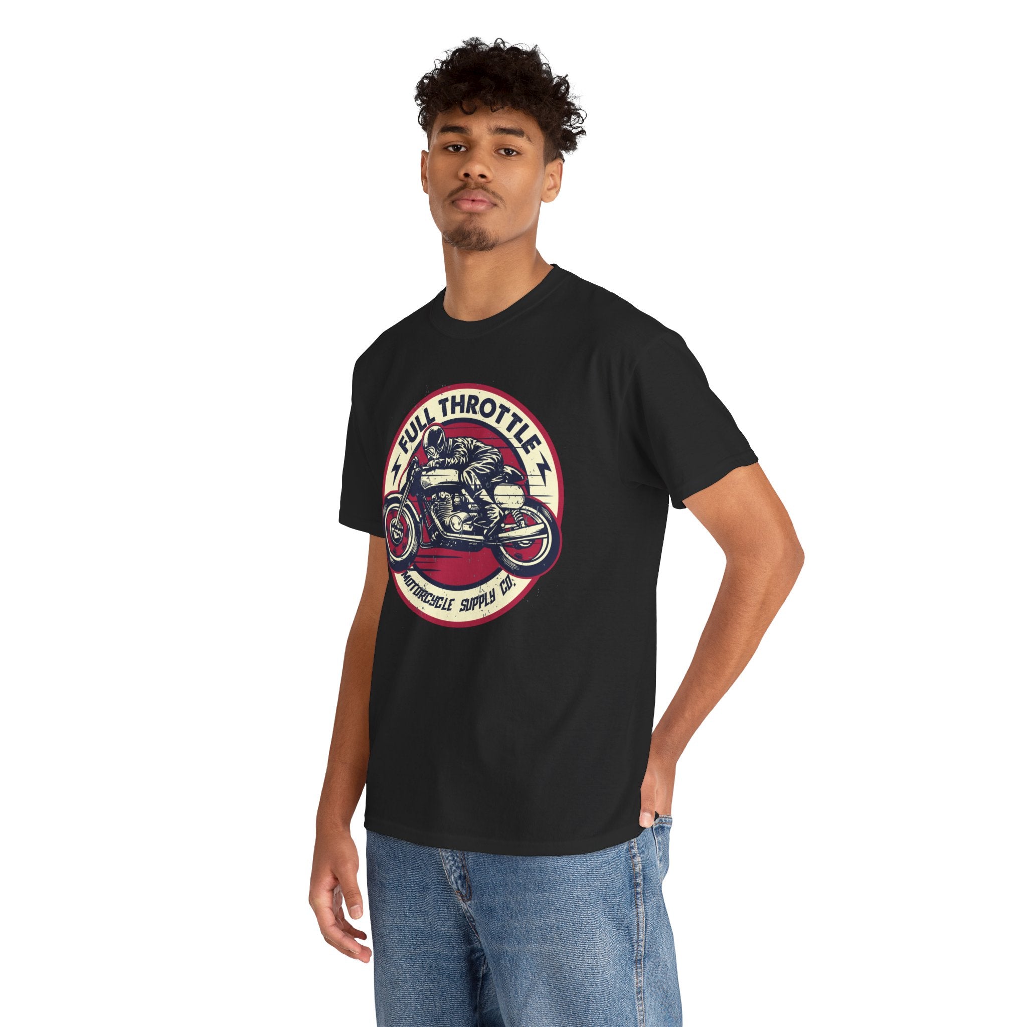 Unisex Full Thorotle Custom Graphic Motorcycle T-Shirt (5 Colors)
