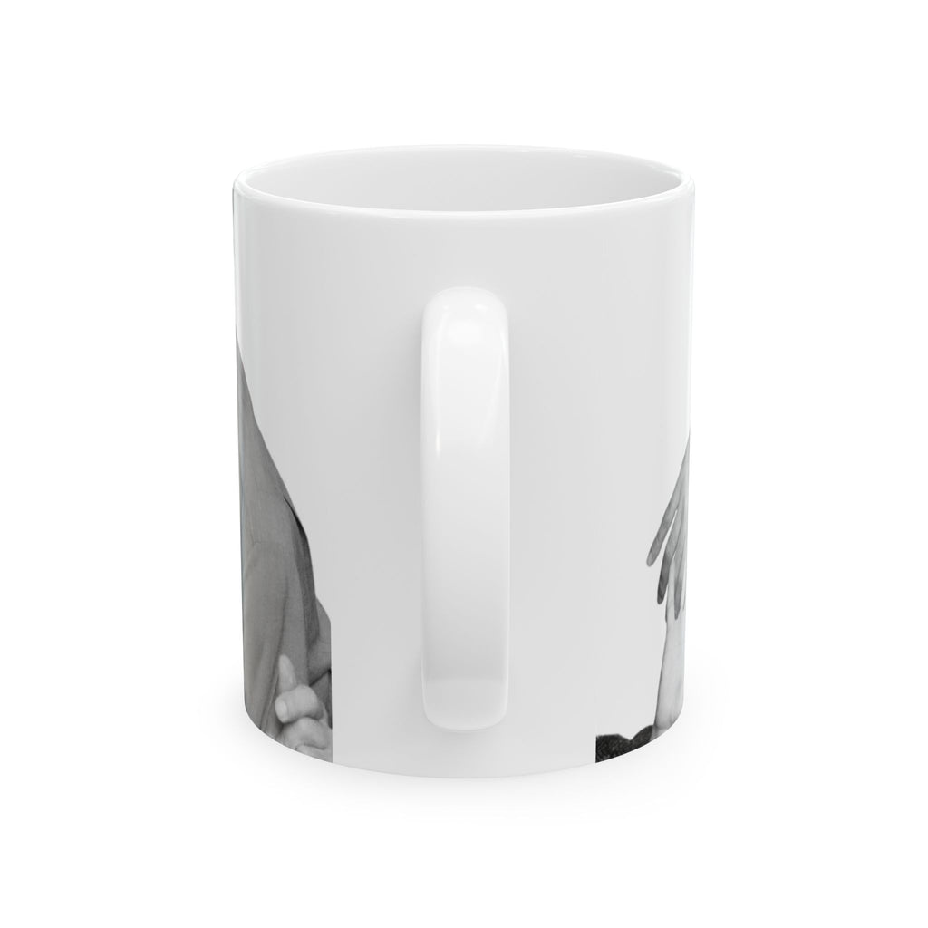 Seinfeld TV Show Cast 11oz Coffee Cup With Jerry, George, Elaine and Kramer