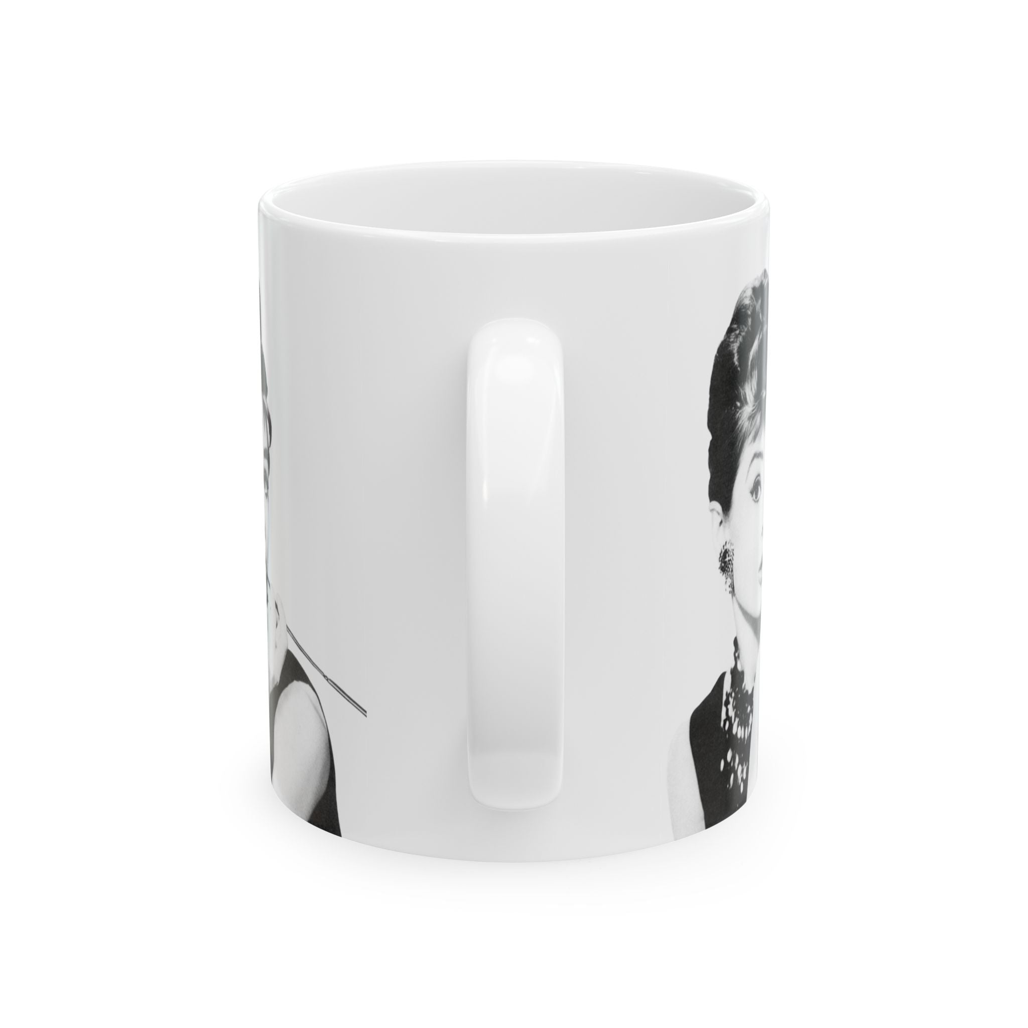 Audrey Hepburn Classic Movie 11oz Coffee Mug | Vintage Hollywood Retro Glam