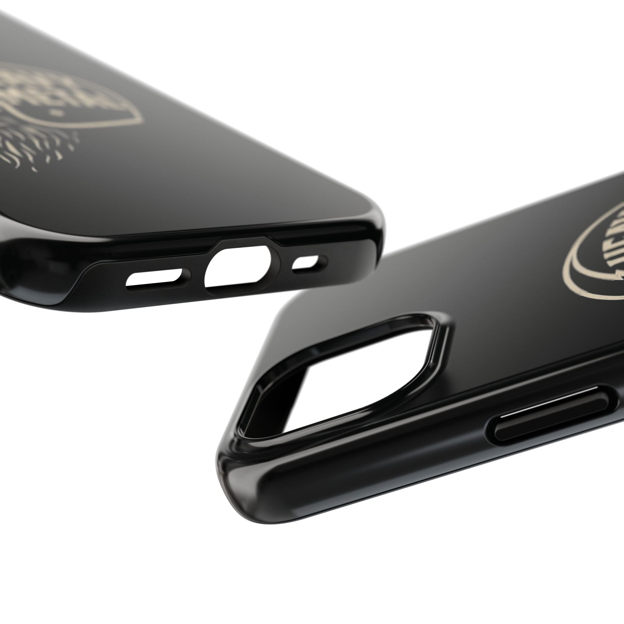 Heavy Metal Skull Tough Phone Case | Biker Helmet Skull Graphic Phone Case