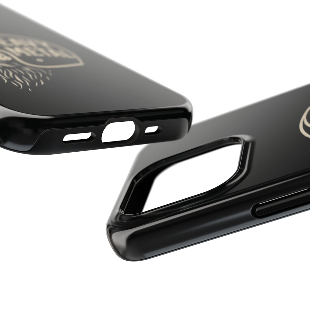 Heavy Metal Skull Tough Phone Case | Biker Helmet Skull Graphic Phone Case