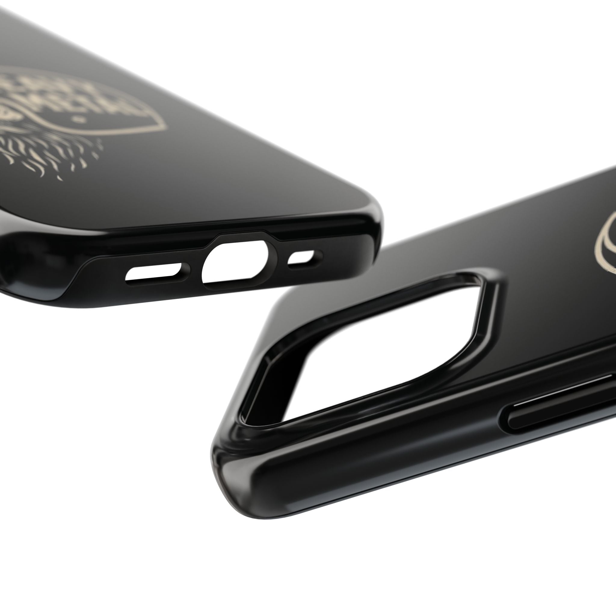 Heavy Metal Skull Tough Phone Case | Biker Helmet Skull Graphic Phone Case