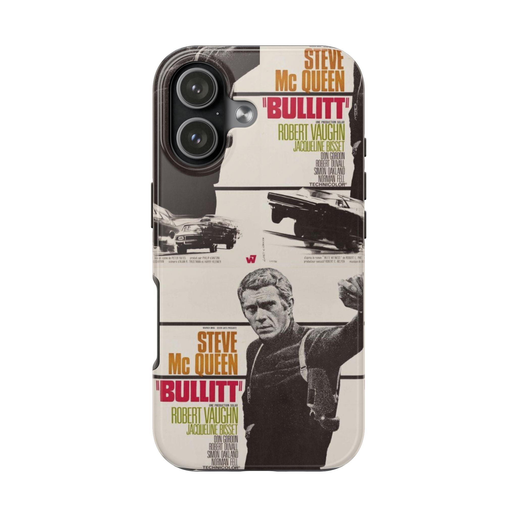 Steve McQueen Bullitt Movie Tough Phone Case | Classic Car Chase Film Phone Case