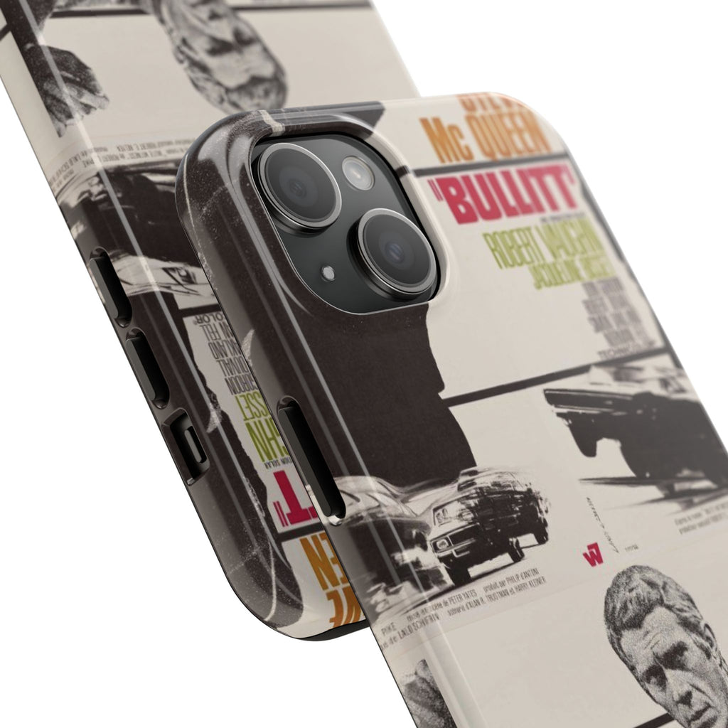 Steve McQueen Bullitt Movie Tough Phone Case | Classic Car Chase Film Phone Case
