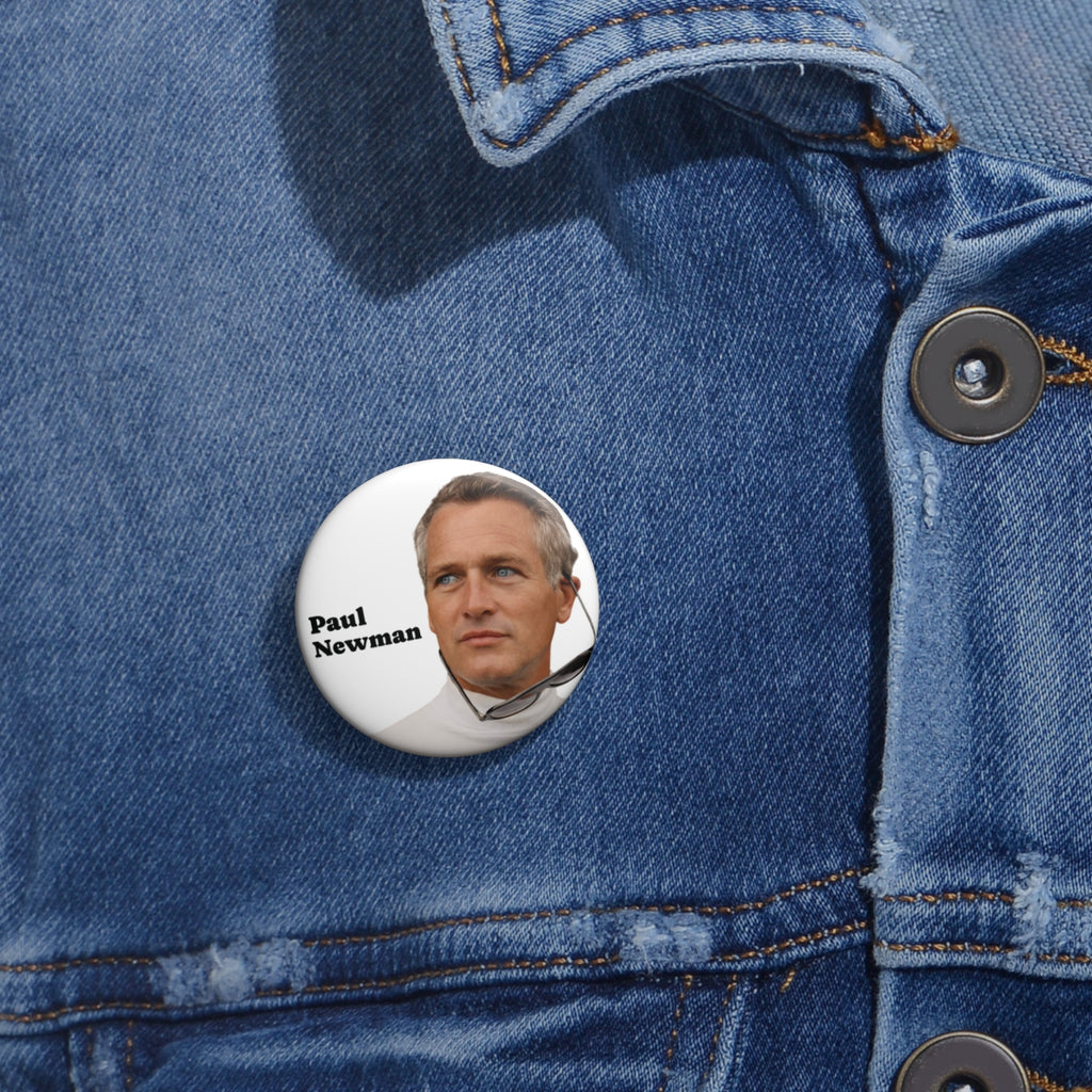 Paul Newman Classic Hollywood Actor Pinback Button (3 Sizes)