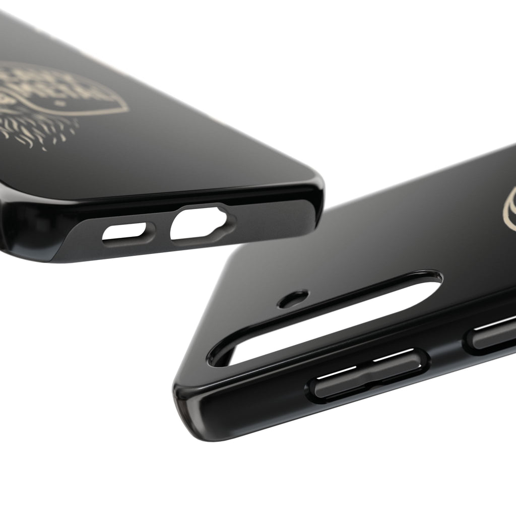 Heavy Metal Skull Tough Phone Case | Biker Helmet Skull Graphic Phone Case