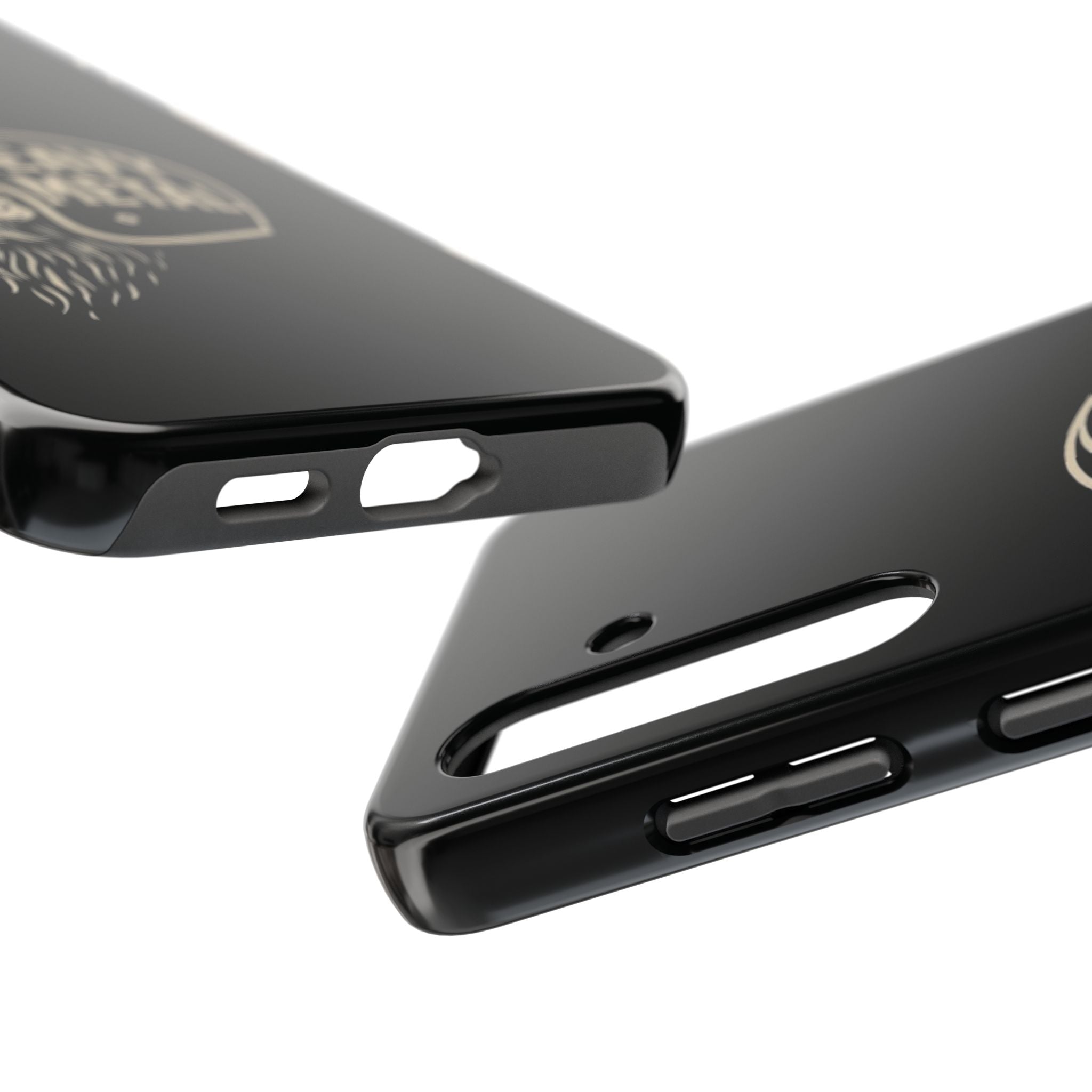 Heavy Metal Skull Tough Phone Case | Biker Helmet Skull Graphic Phone Case