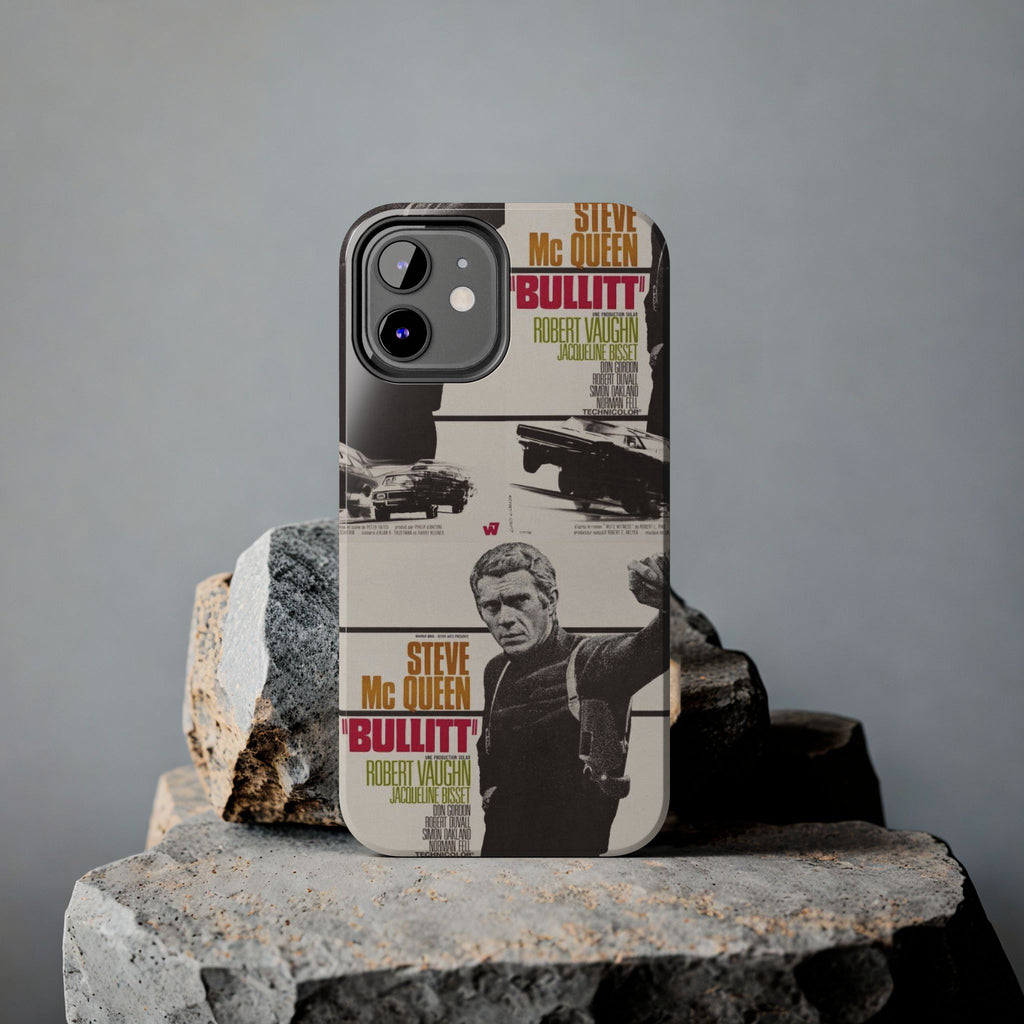 Steve McQueen Bullitt Movie Tough Phone Case | Classic Car Chase Film Phone Case