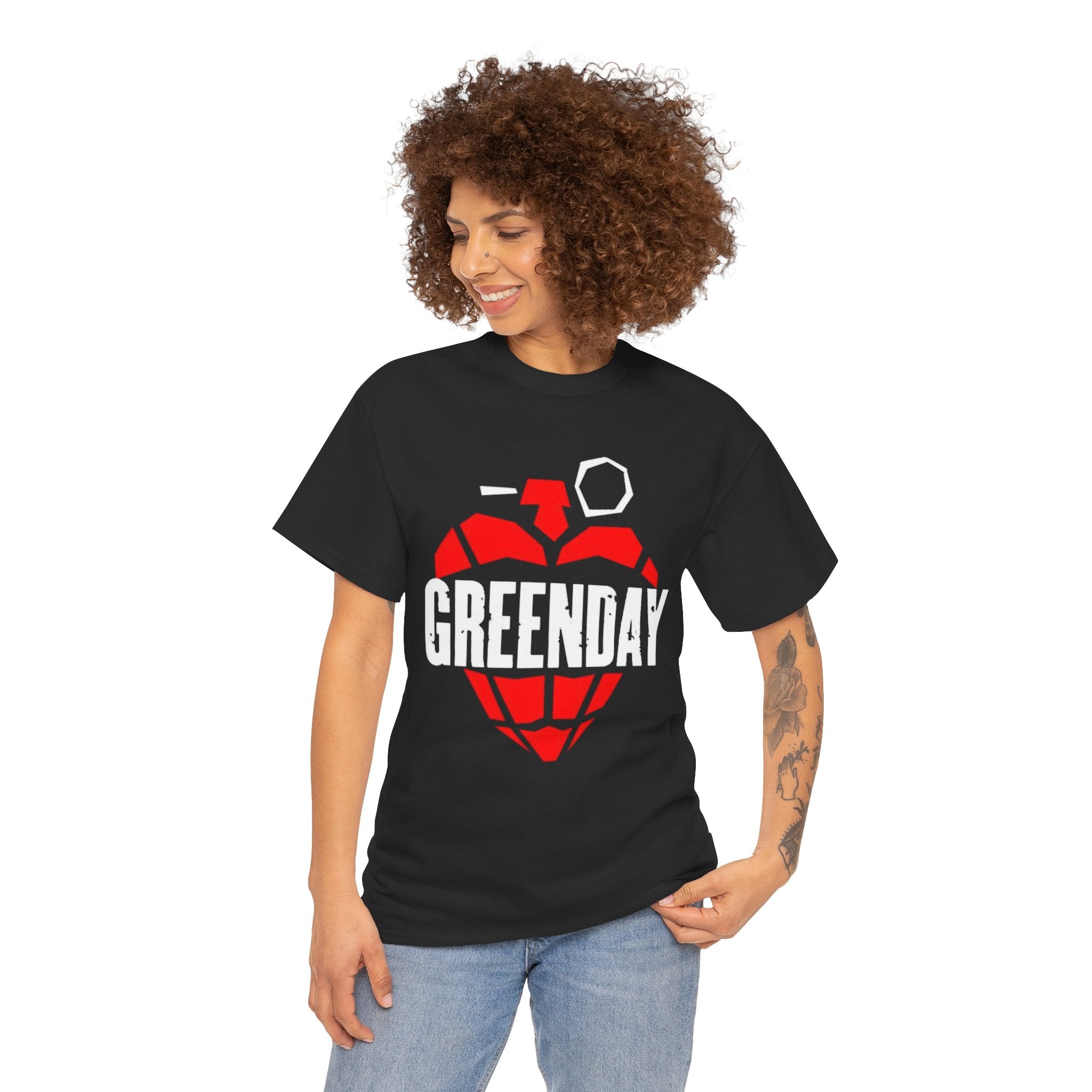 Unisex Green Day American Idiot Punk Rock Band Vintage T-Shirt