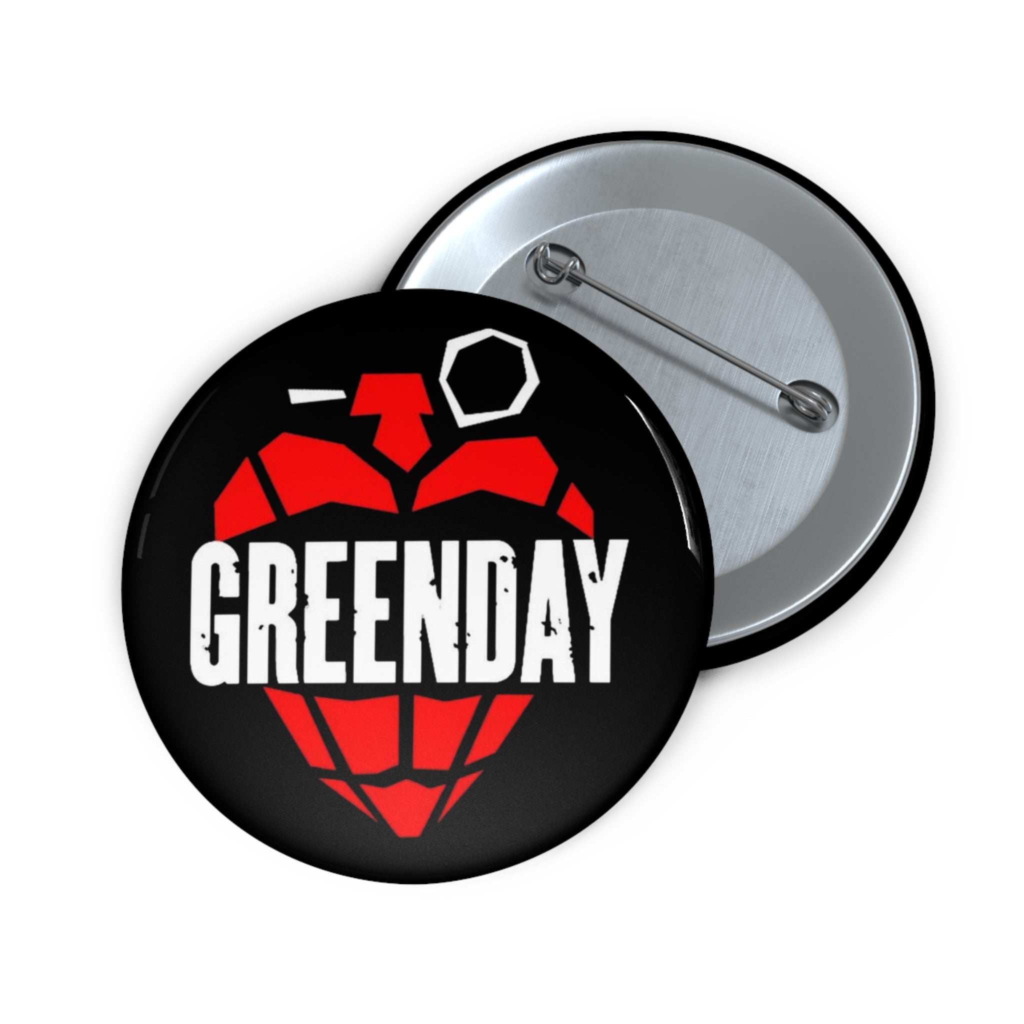 Green Day American Idiot Inspired Rock Band Pin Button (3 Sizes)
