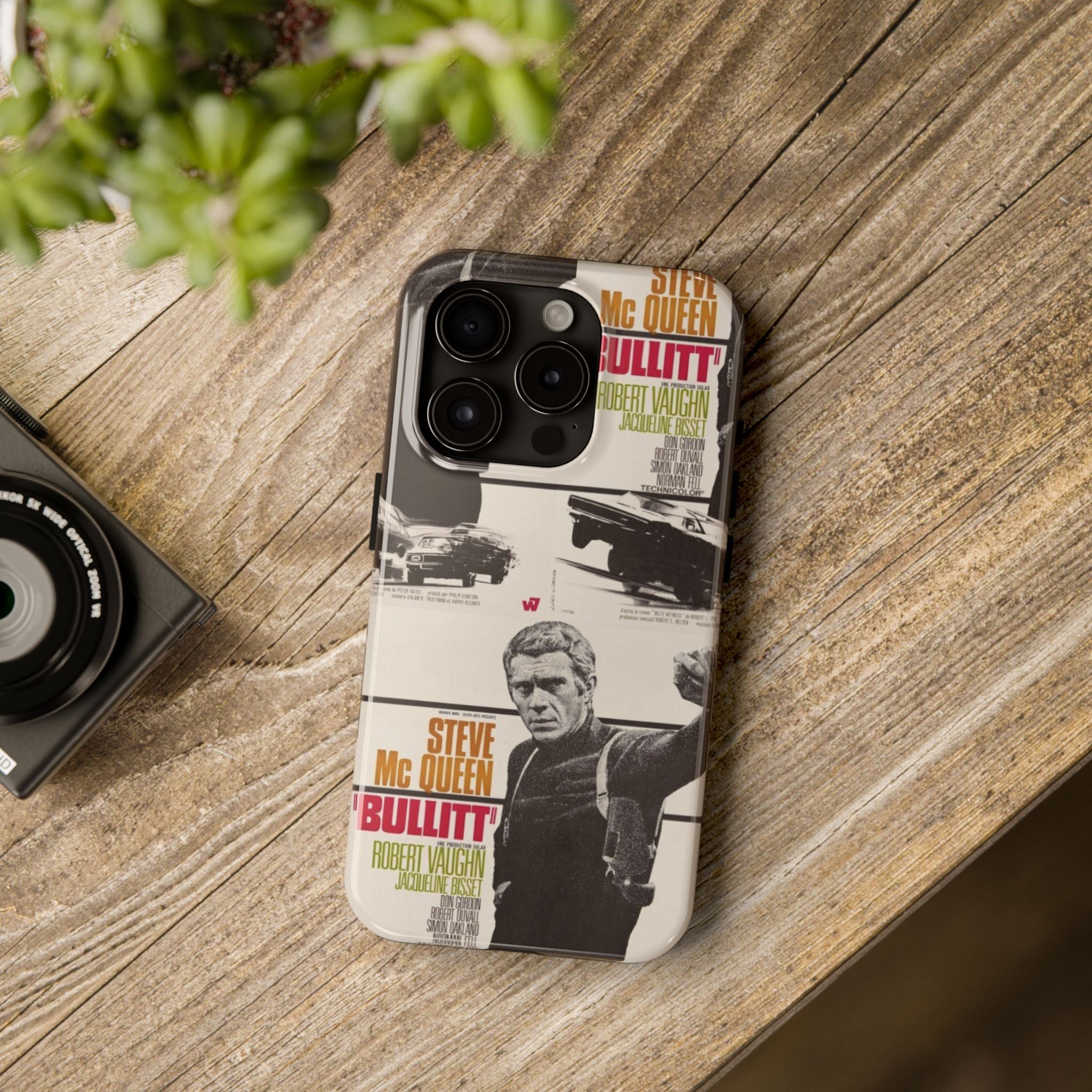 Steve McQueen Bullitt Movie Tough Phone Case | Classic Car Chase Film Phone Case