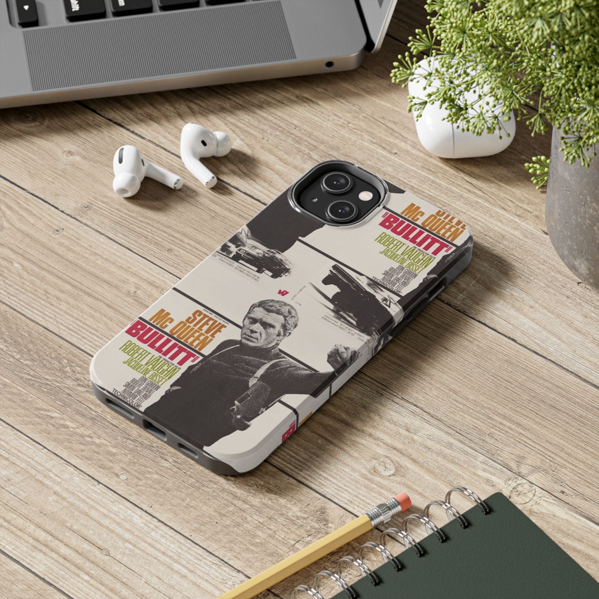 Steve McQueen Bullitt Movie Tough Phone Case | Classic Car Chase Film Phone Case