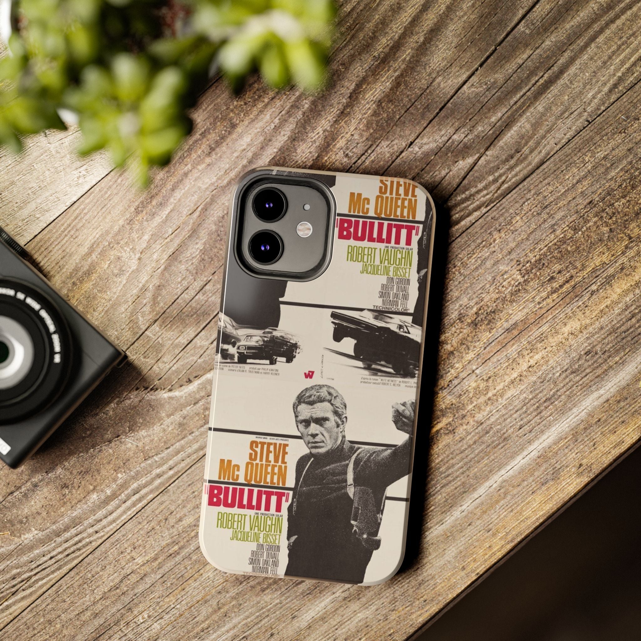 Steve McQueen Bullitt Movie Tough Phone Case | Classic Car Chase Film Phone Case
