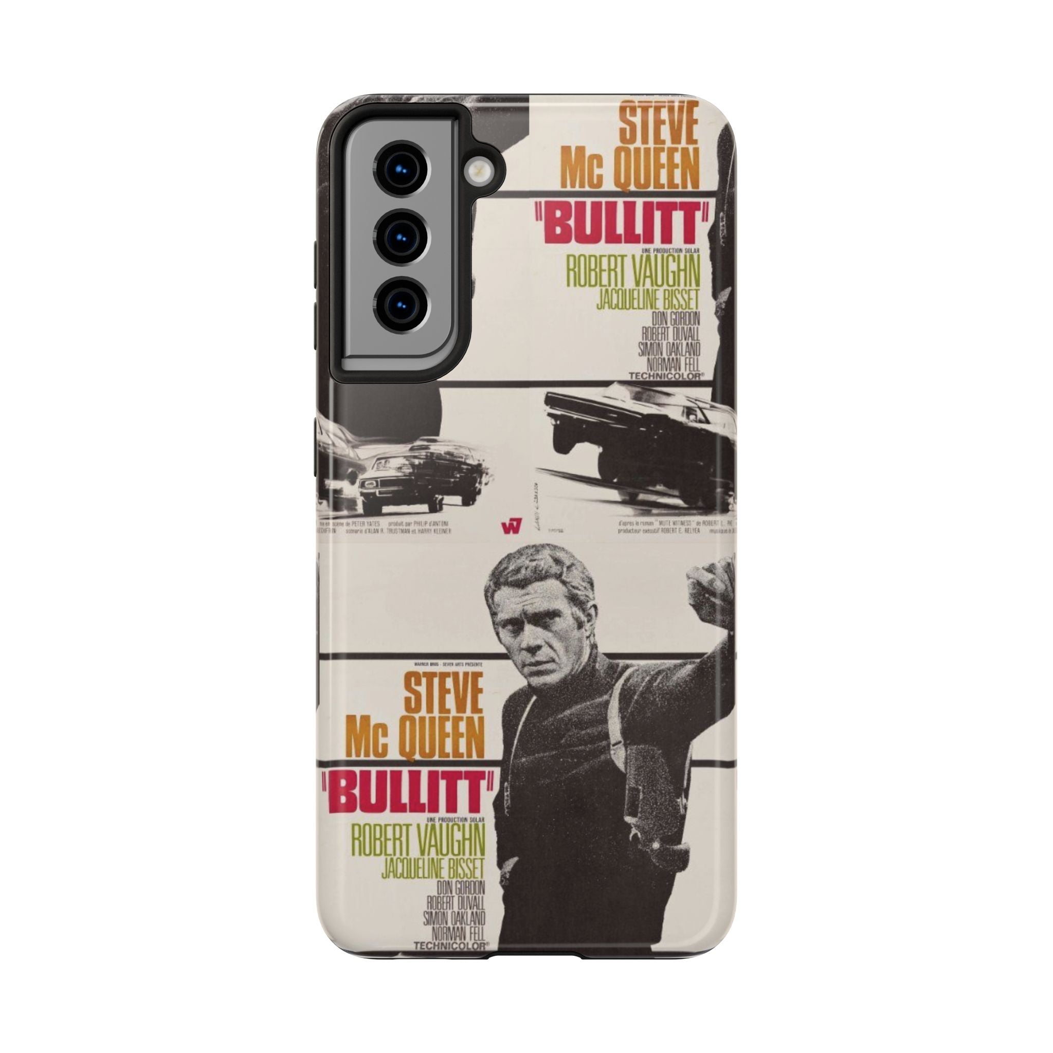 Steve McQueen Bullitt Movie Tough Phone Case | Classic Car Chase Film Phone Case