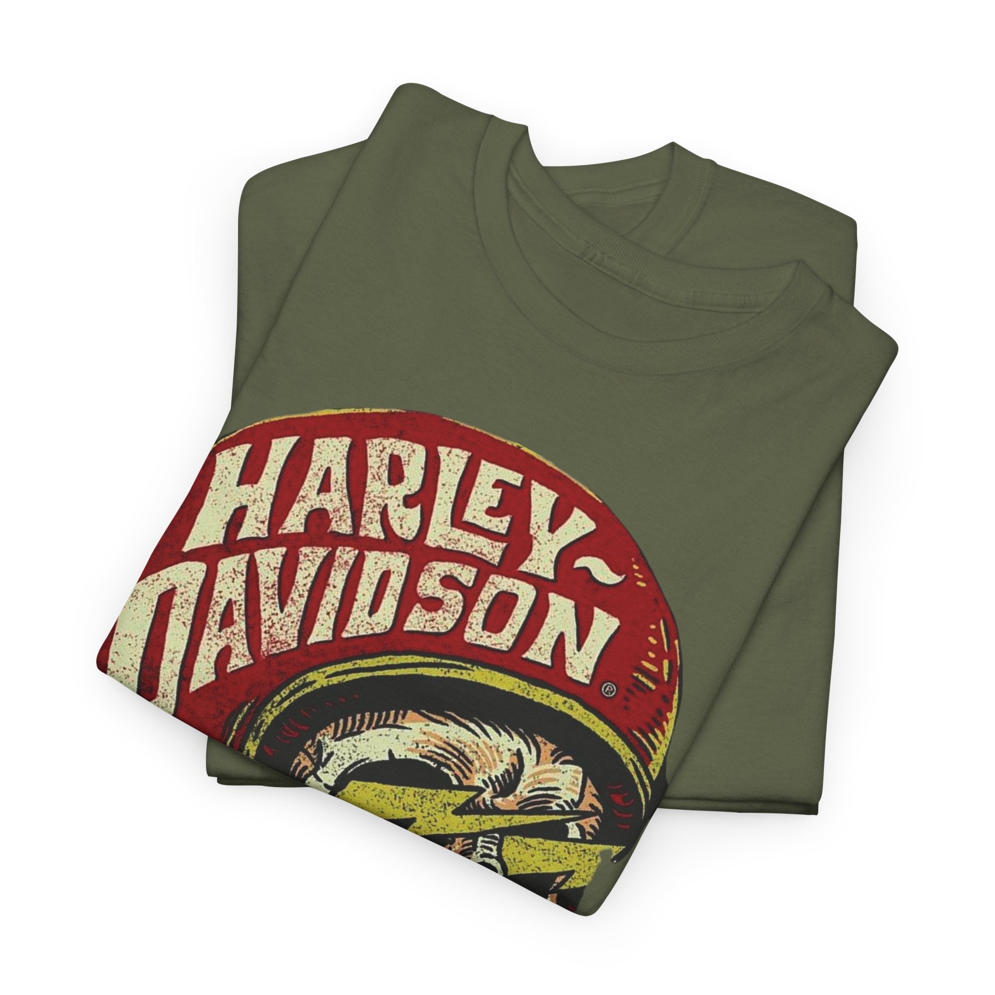 Unisex Harley Davidson Skull T-Shirt With Vintage Biker Style Streetwear (5 Colors)