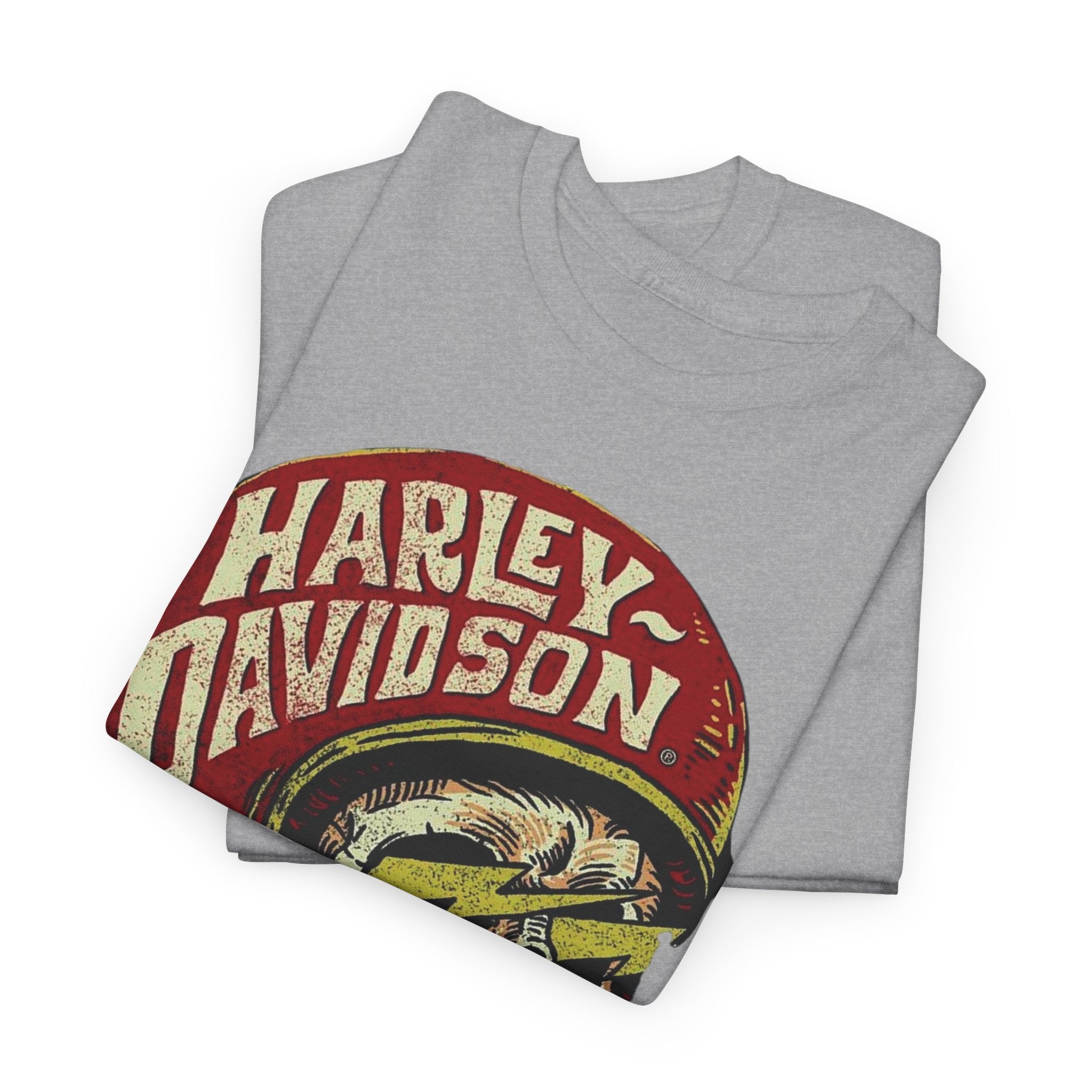 Unisex Harley Davidson Skull T-Shirt With Vintage Biker Style Streetwear (5 Colors)