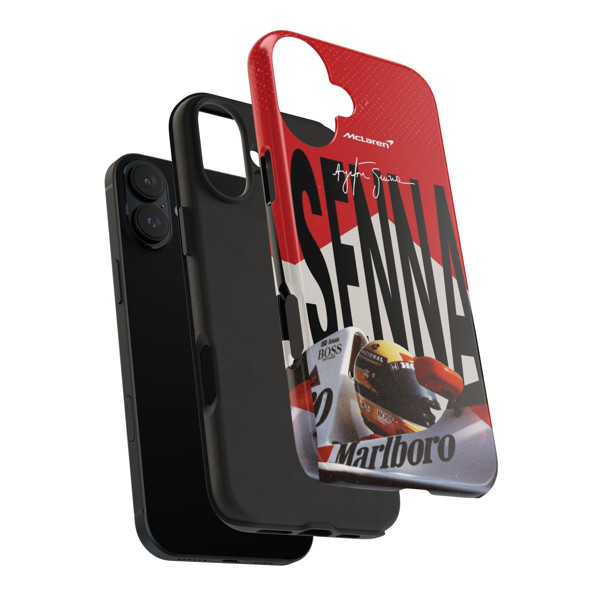 Ayrton Senna McLaren F1 Tough Phone Case | Formula 1 Racing Legend Phone Case