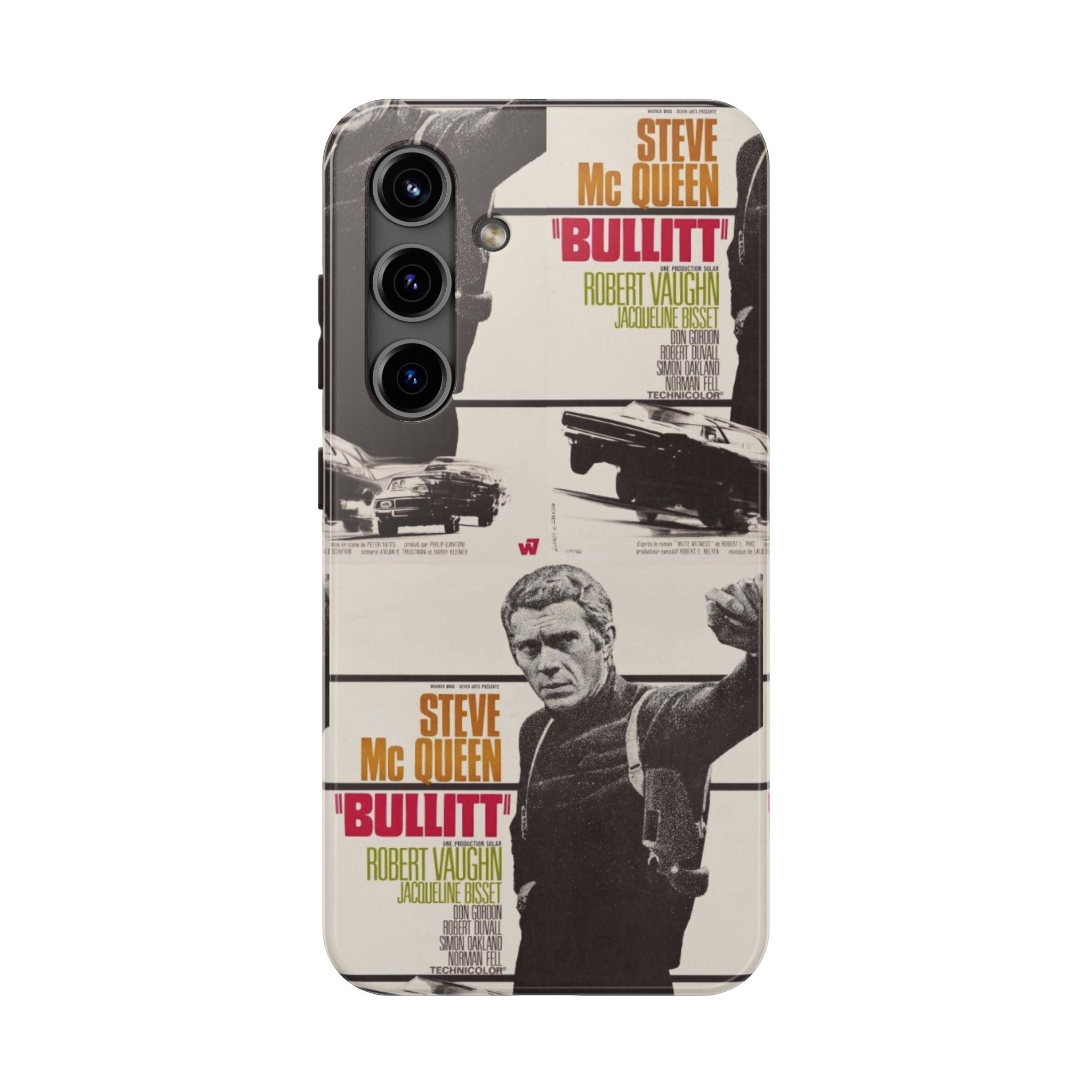 Steve McQueen Bullitt Movie Tough Phone Case | Classic Car Chase Film Phone Case