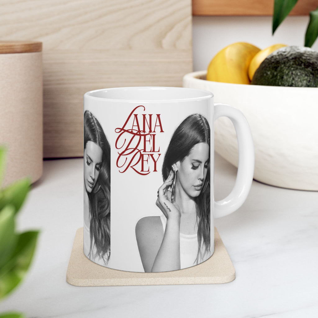 Lana Del Rey 11oz Ceramic Coffee Mug | Indie Pop Singer Coffee Cup Gift for Music Lovers