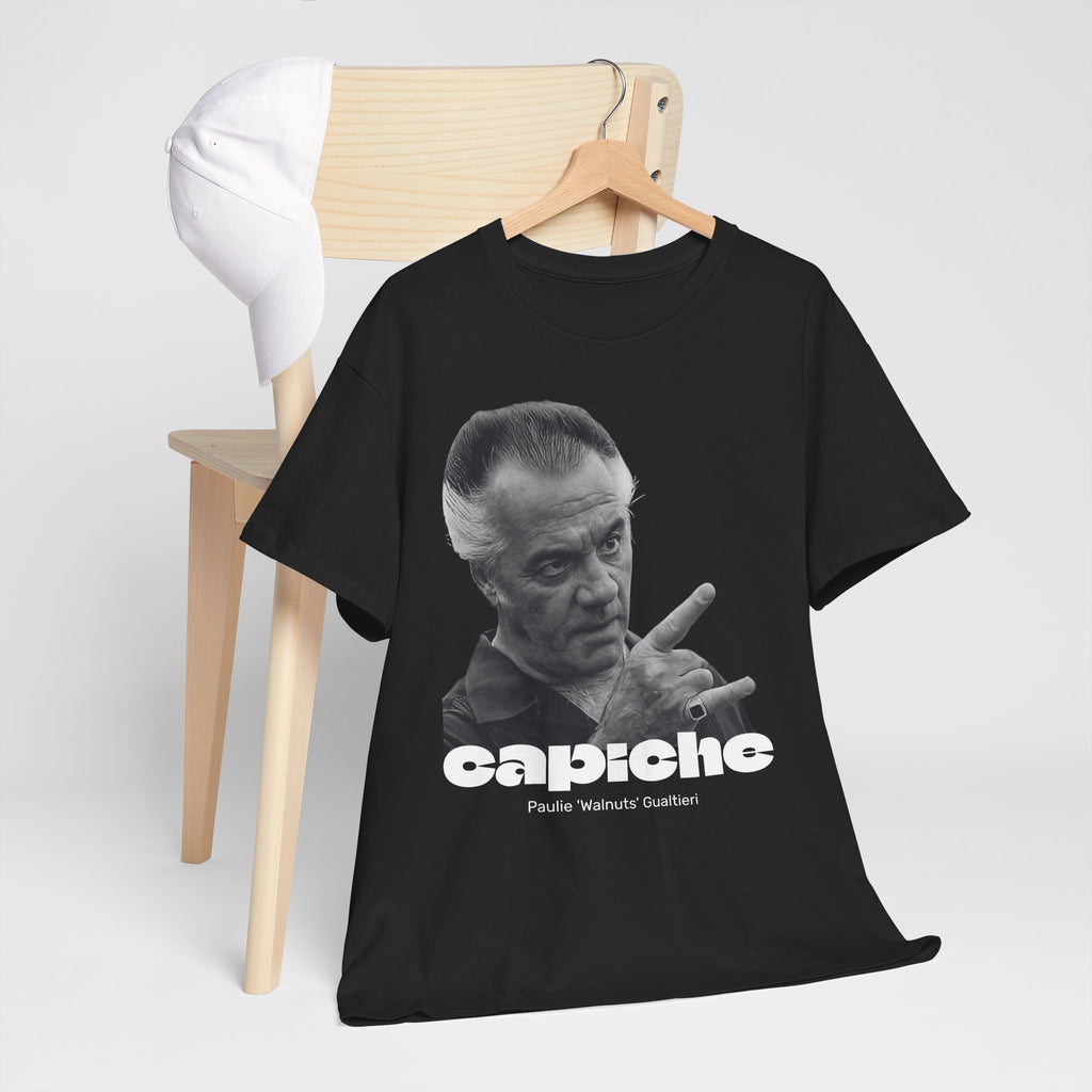 Unisex Paulie Walnuts Gualtieri Capiche Custom Design T-Shirt | One-of-a-Kind Mafia Style Graphic Tee