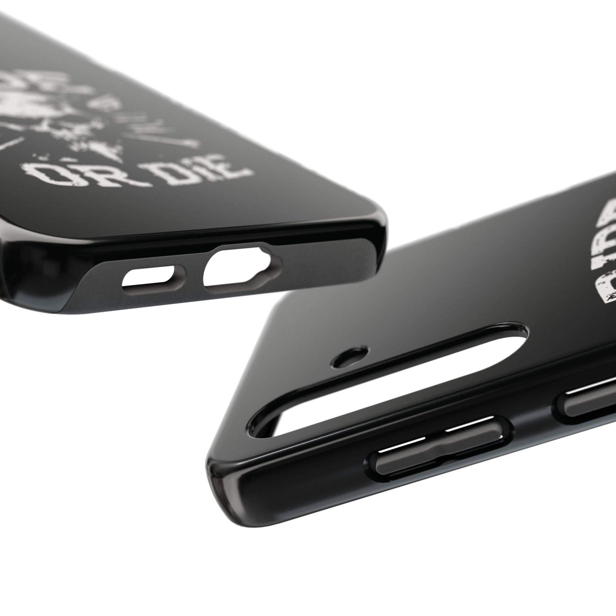 Ride or Die Skull Tough Phone Case | Biker Skull Graphic Phone Case
