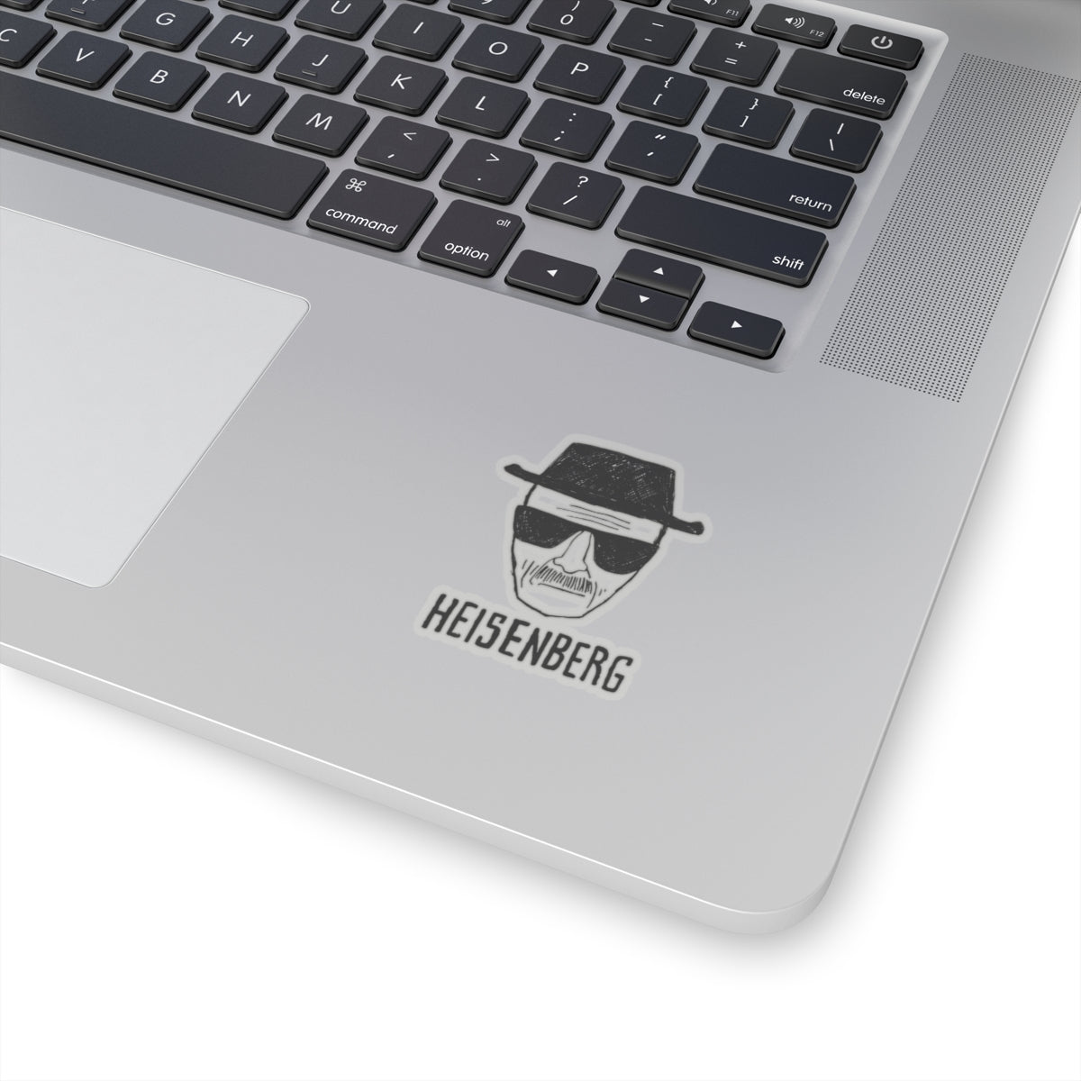 Breaking Bad Heisenberg Custom Sticker With Walter White illustration (4 Sizes)