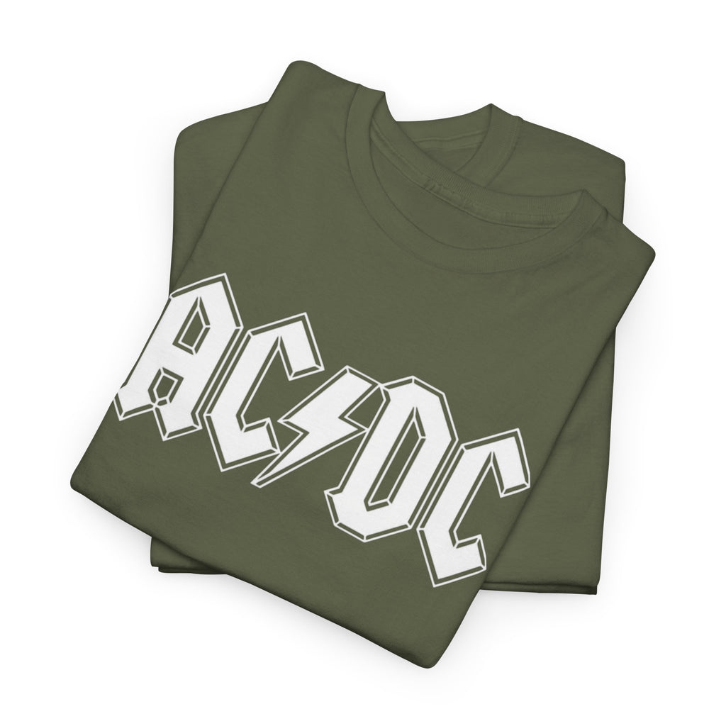 Unisex AC/DC Hard Rock band inspired with a custom batch T-Shirt (4 Colors)
