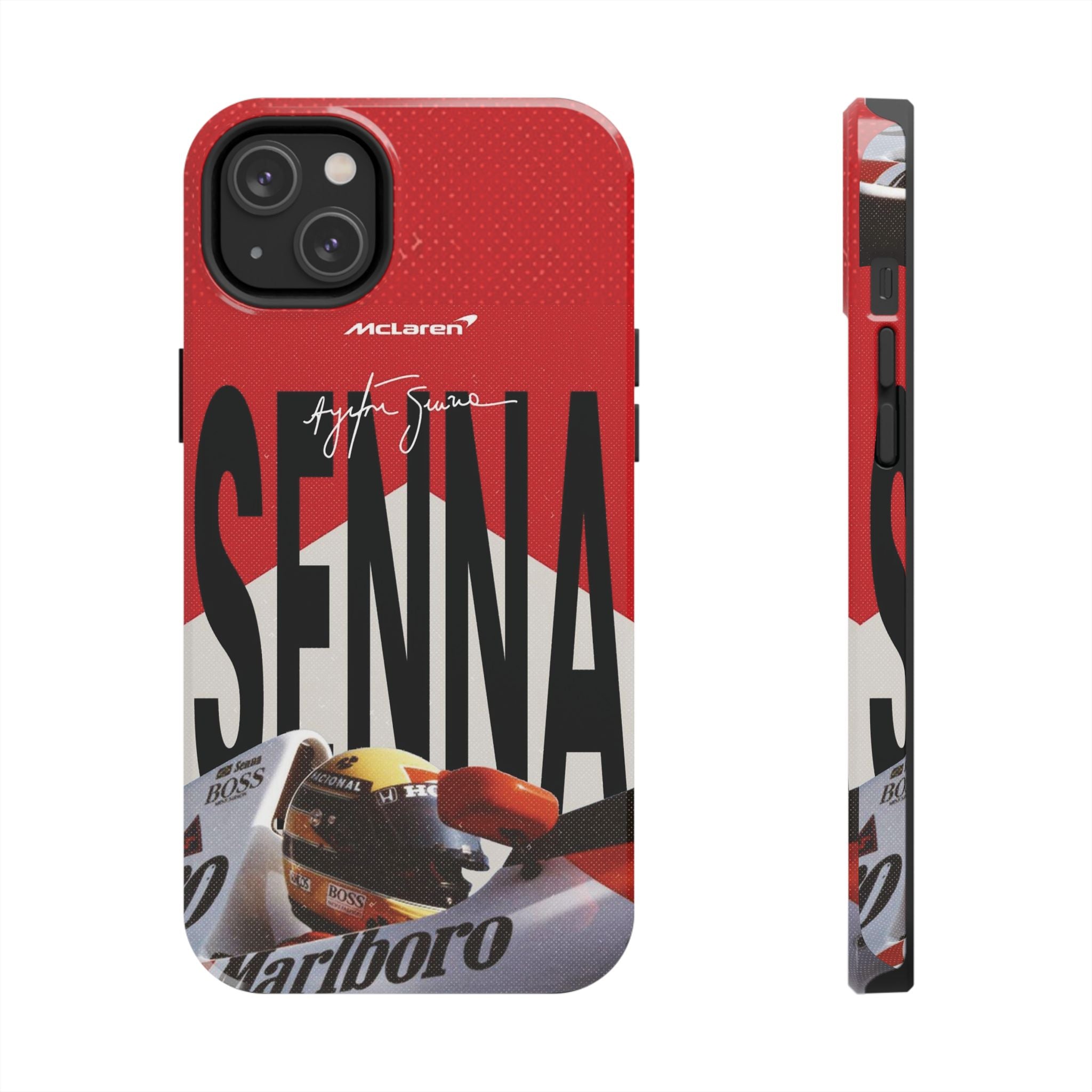 Ayrton Senna McLaren F1 Tough Phone Case | Formula 1 Racing Legend Phone Case