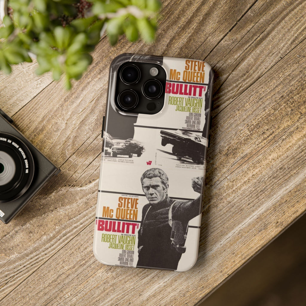 Steve McQueen Bullitt Movie Tough Phone Case | Classic Car Chase Film Phone Case
