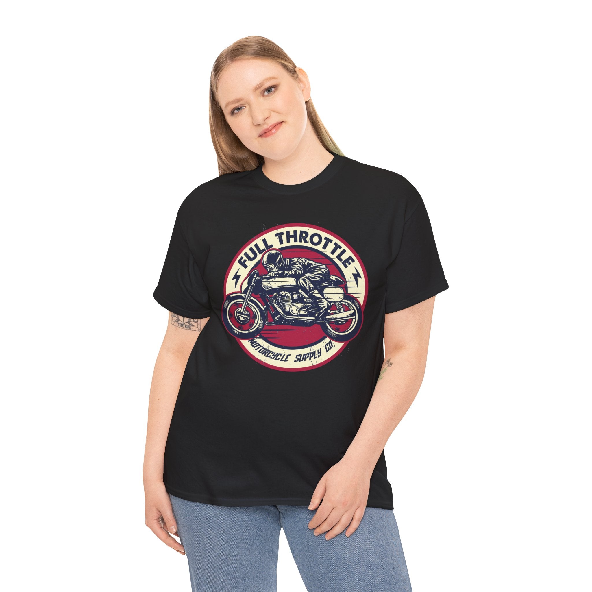 Unisex Full Thorotle Custom Graphic Motorcycle T-Shirt (5 Colors)
