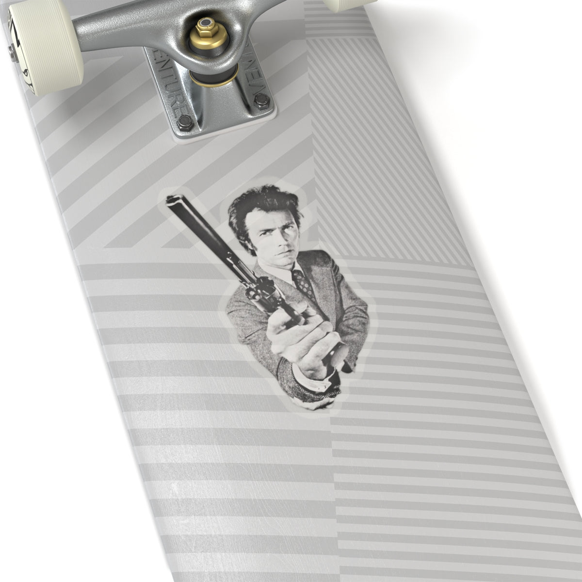 Clint Eastwood Dirty Harry Custom Sticker With Harry holding his 44 Magnum (4 Sizes)