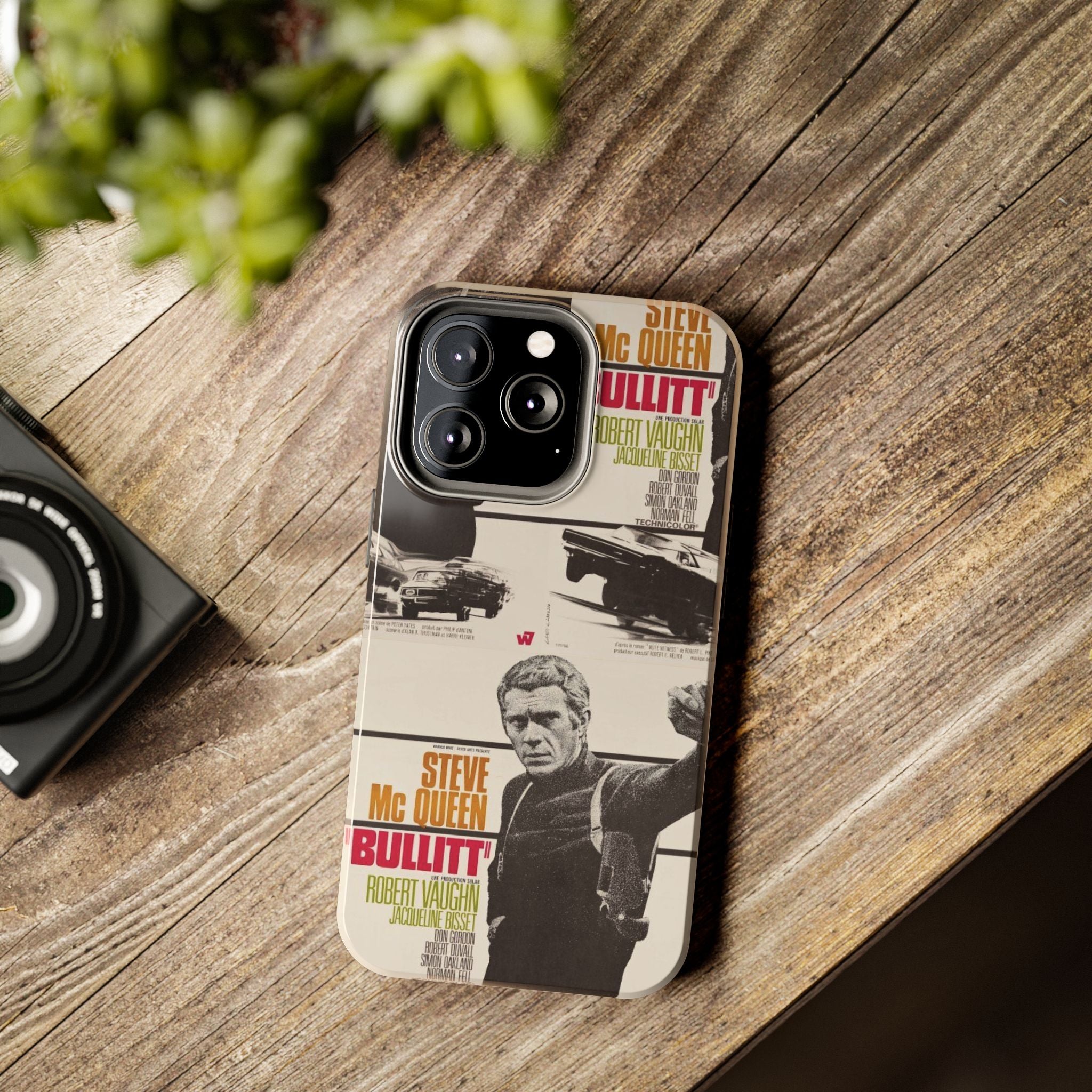 Steve McQueen Bullitt Movie Tough Phone Case | Classic Car Chase Film Phone Case