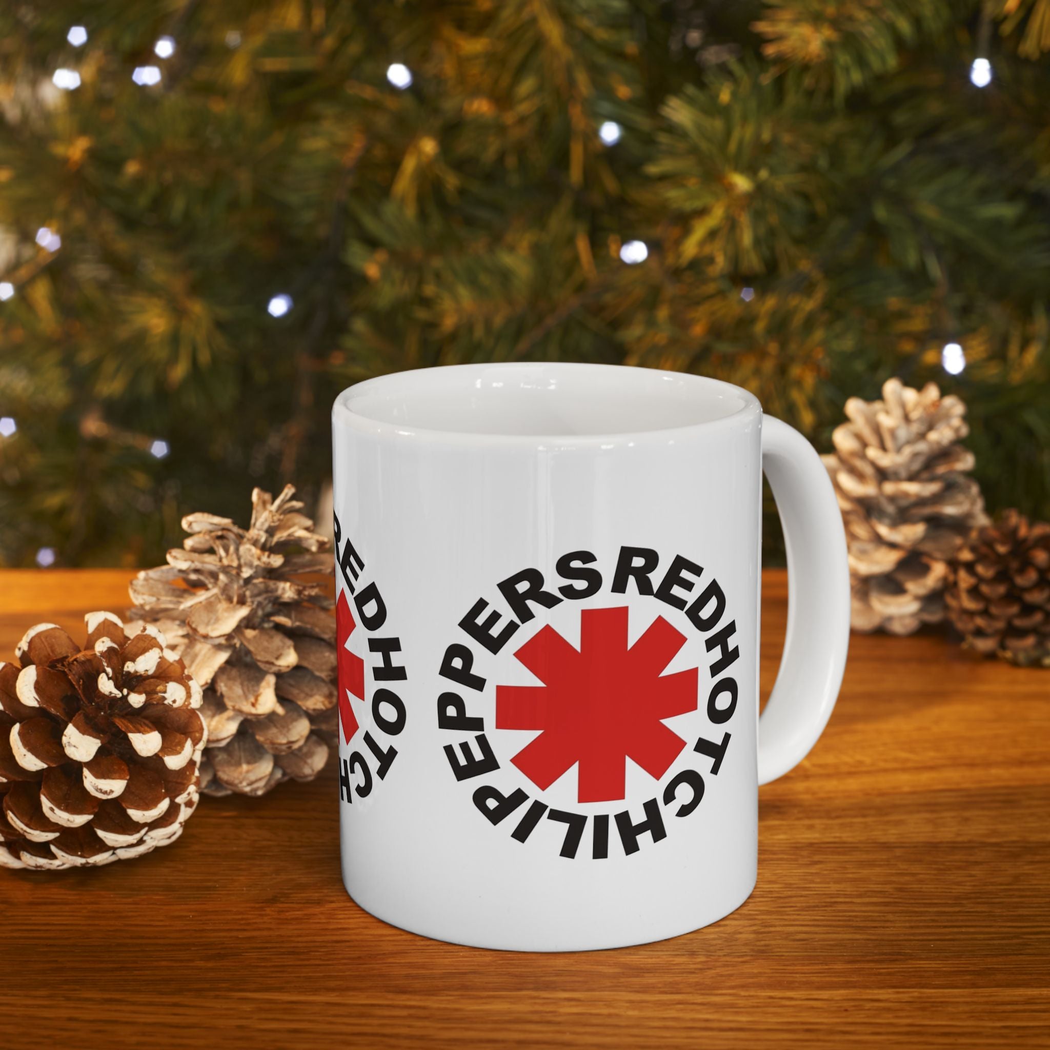 Red Hot Chili Peppers Mug 11oz Ceramic Coffee Mug | Ideal for Rock Music and RHCP Fans
