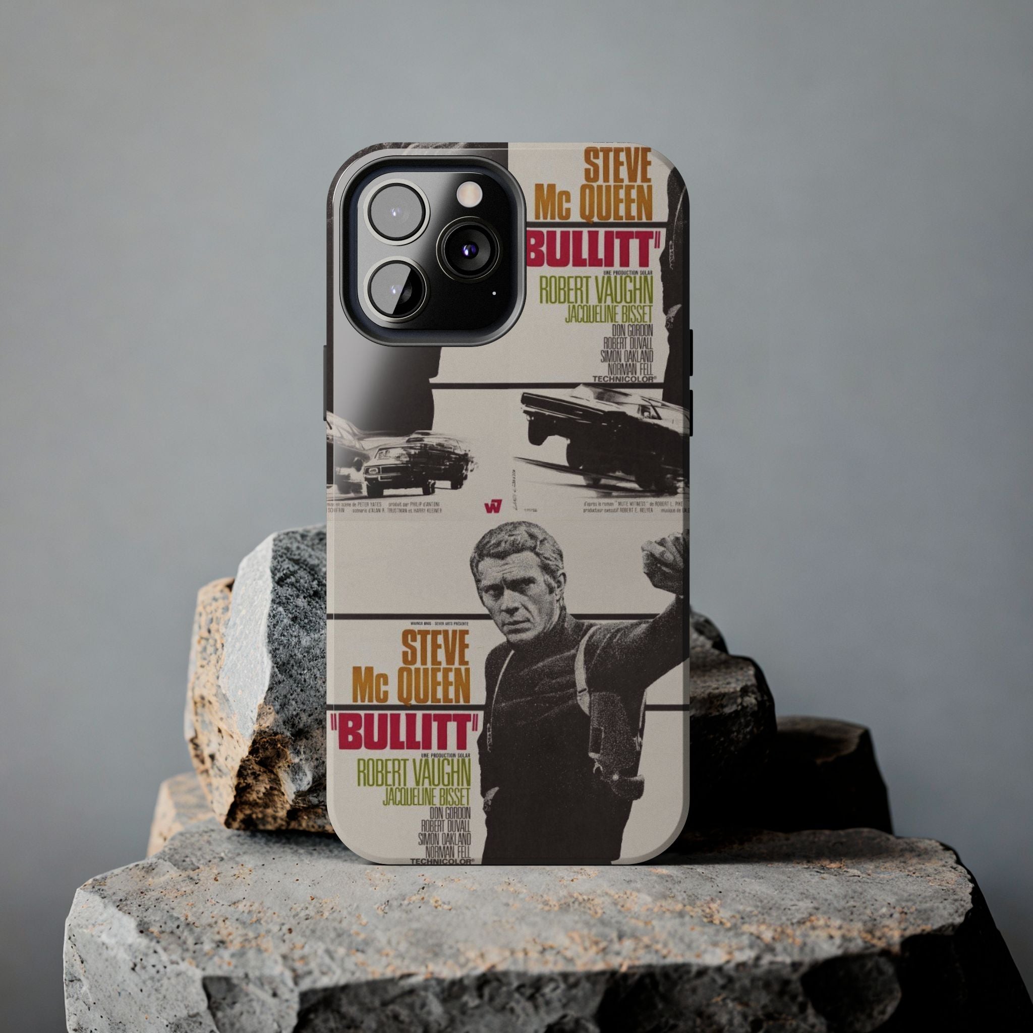 Steve McQueen Bullitt Movie Tough Phone Case | Classic Car Chase Film Phone Case