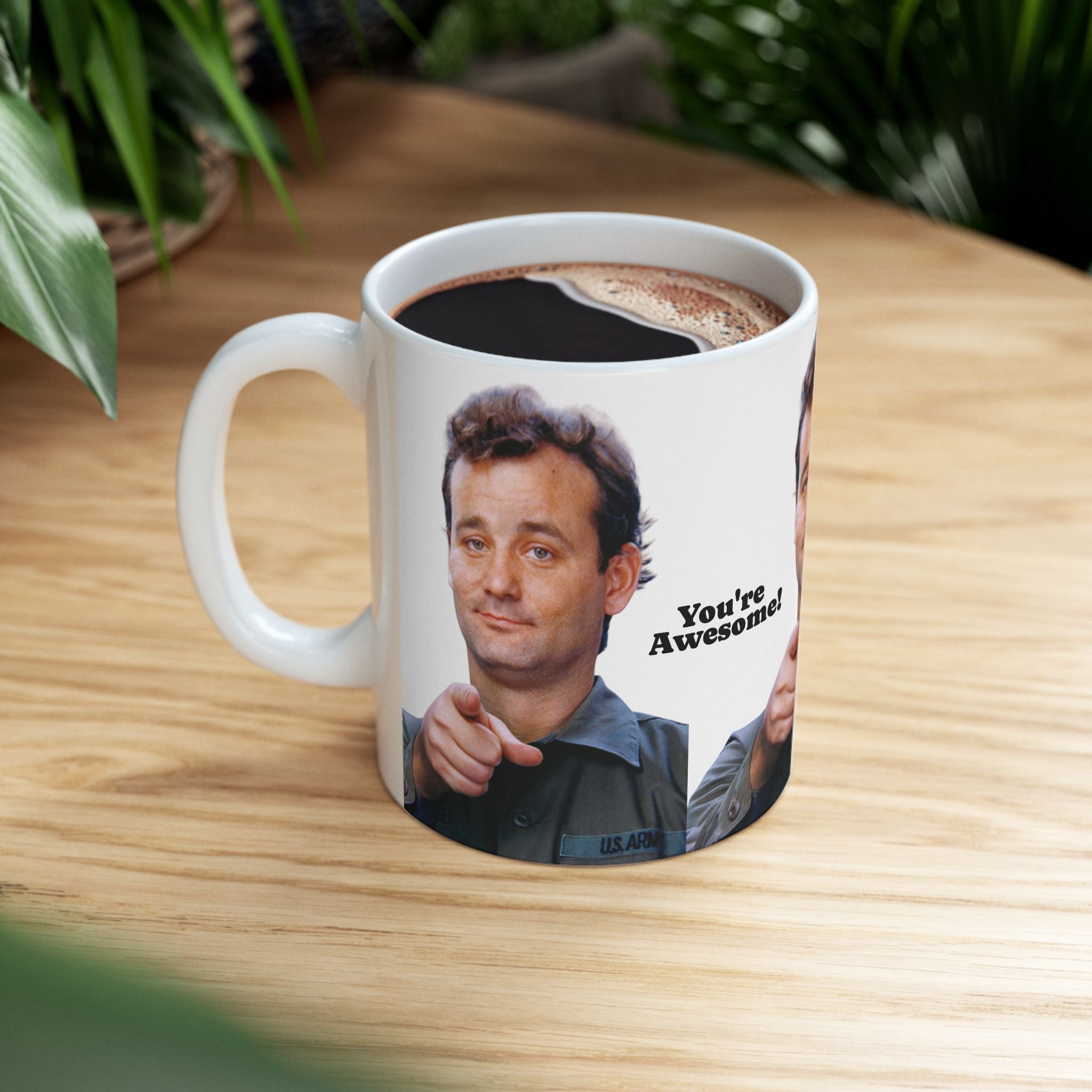 Bill Murray You are Awesome Mug 11oz Funny Retro Coffee Cup | Motivational Movie-Inspired Gift