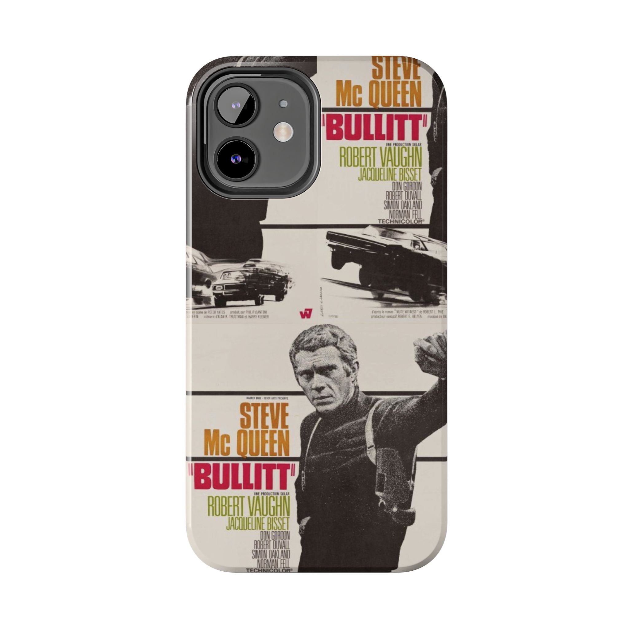 Steve McQueen Bullitt Movie Tough Phone Case | Classic Car Chase Film Phone Case