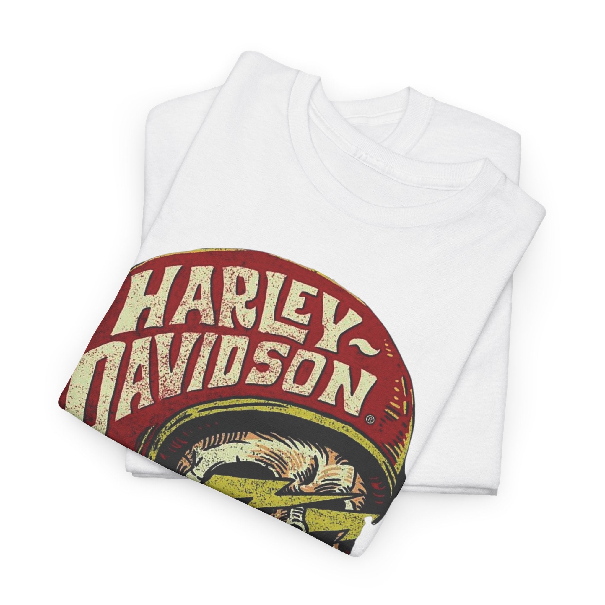 Unisex Harley Davidson Skull T-Shirt With Vintage Biker Style Streetwear (5 Colors)