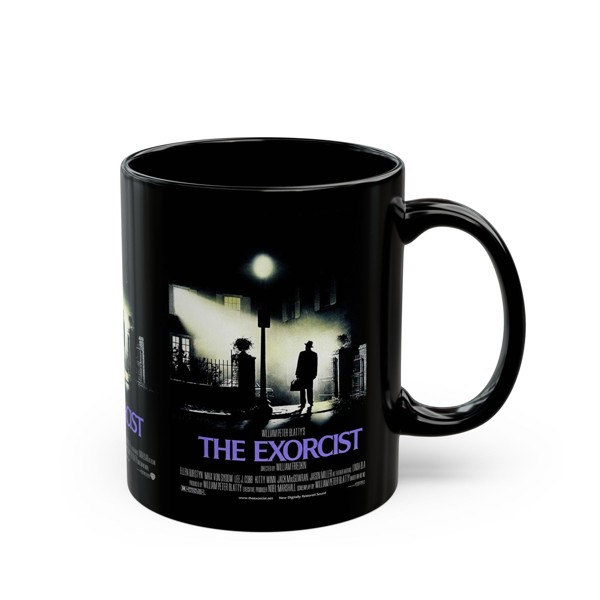The Exorcist Movie Classic Horror Film 11oz Black Coffee Mug