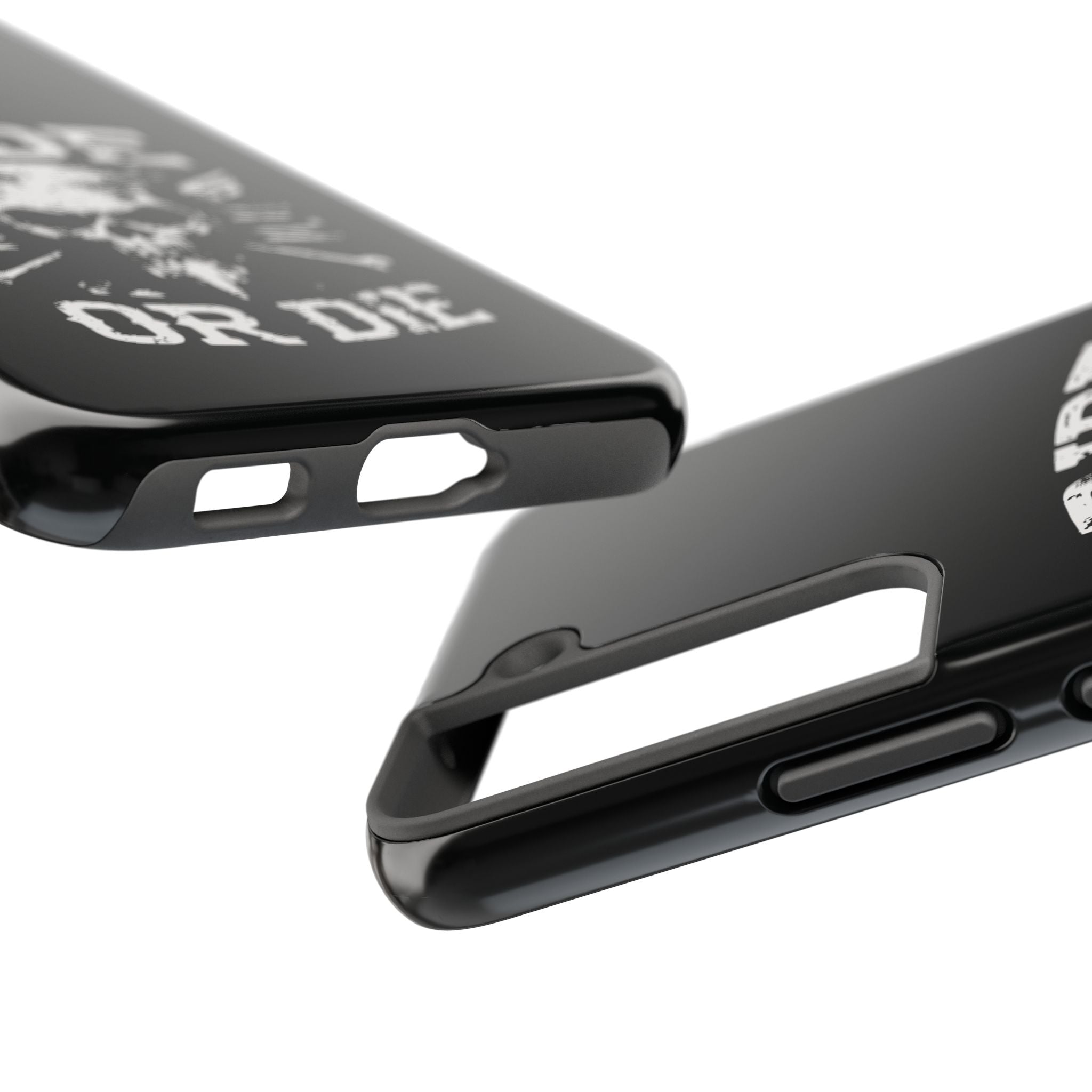 Ride or Die Skull Tough Phone Case | Biker Skull Graphic Phone Case