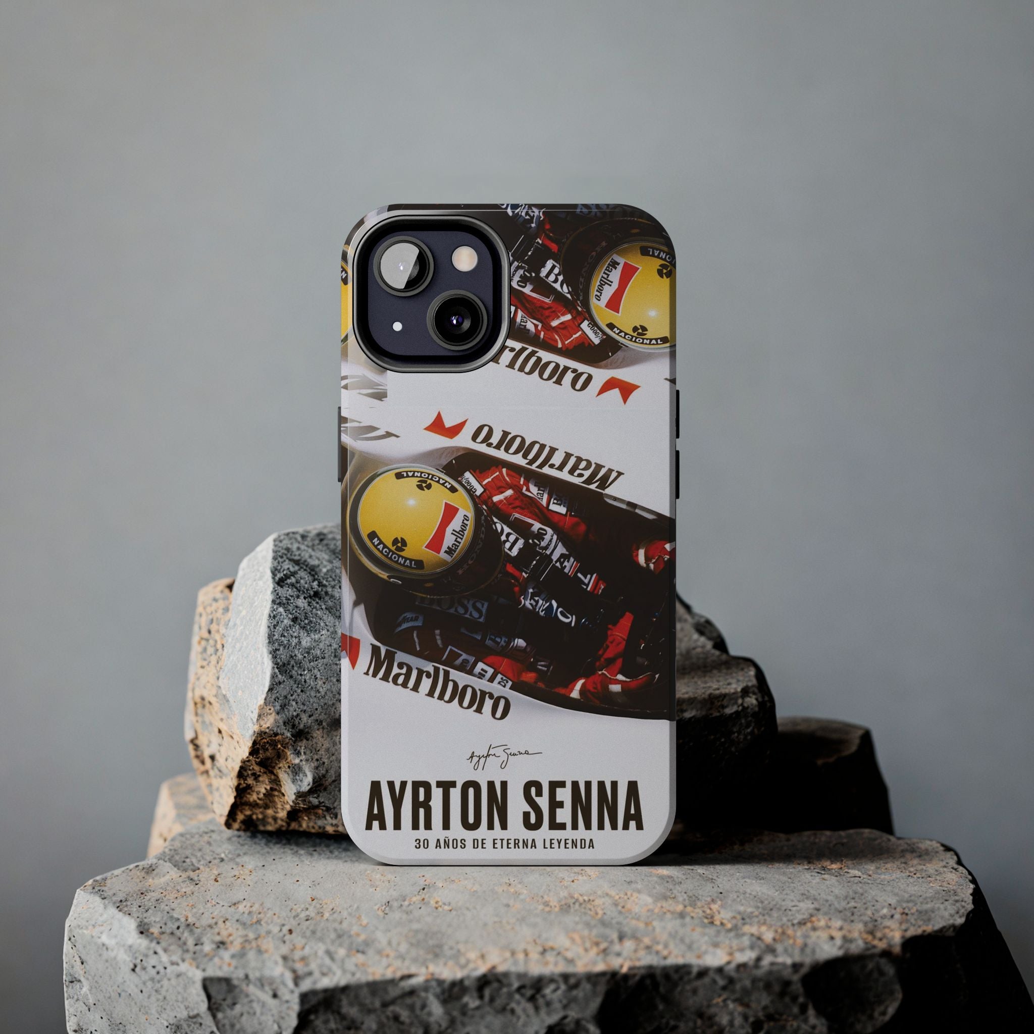 Ayrton Senna McLaren F1 Tough Phone Case | F1 Racing Legend Accessory