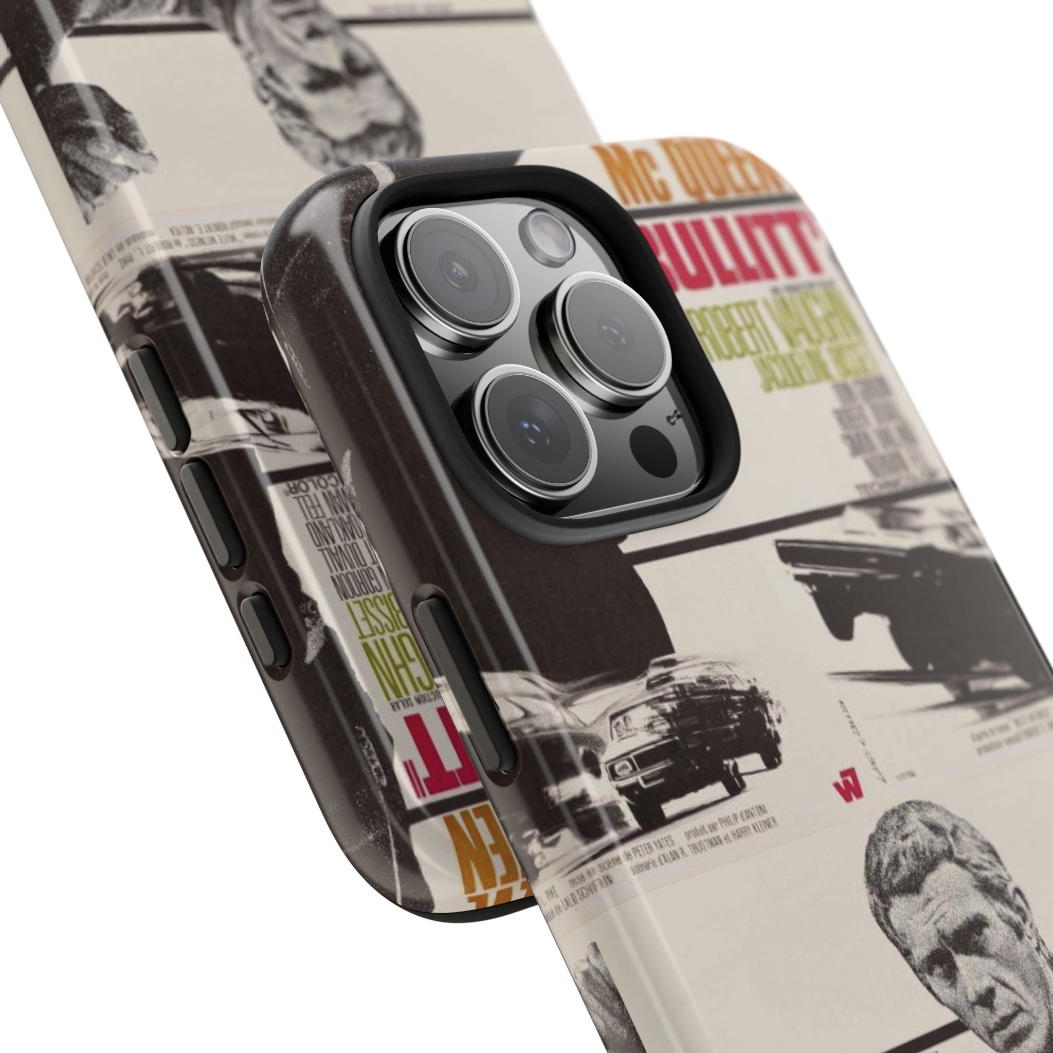 Steve McQueen Bullitt Movie Tough Phone Case | Classic Car Chase Film Phone Case