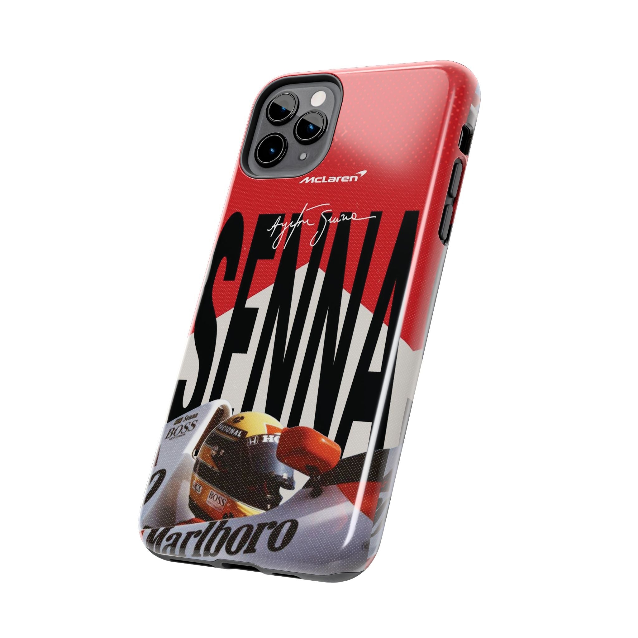 Ayrton Senna McLaren F1 Tough Phone Case | Formula 1 Racing Legend Phone Case