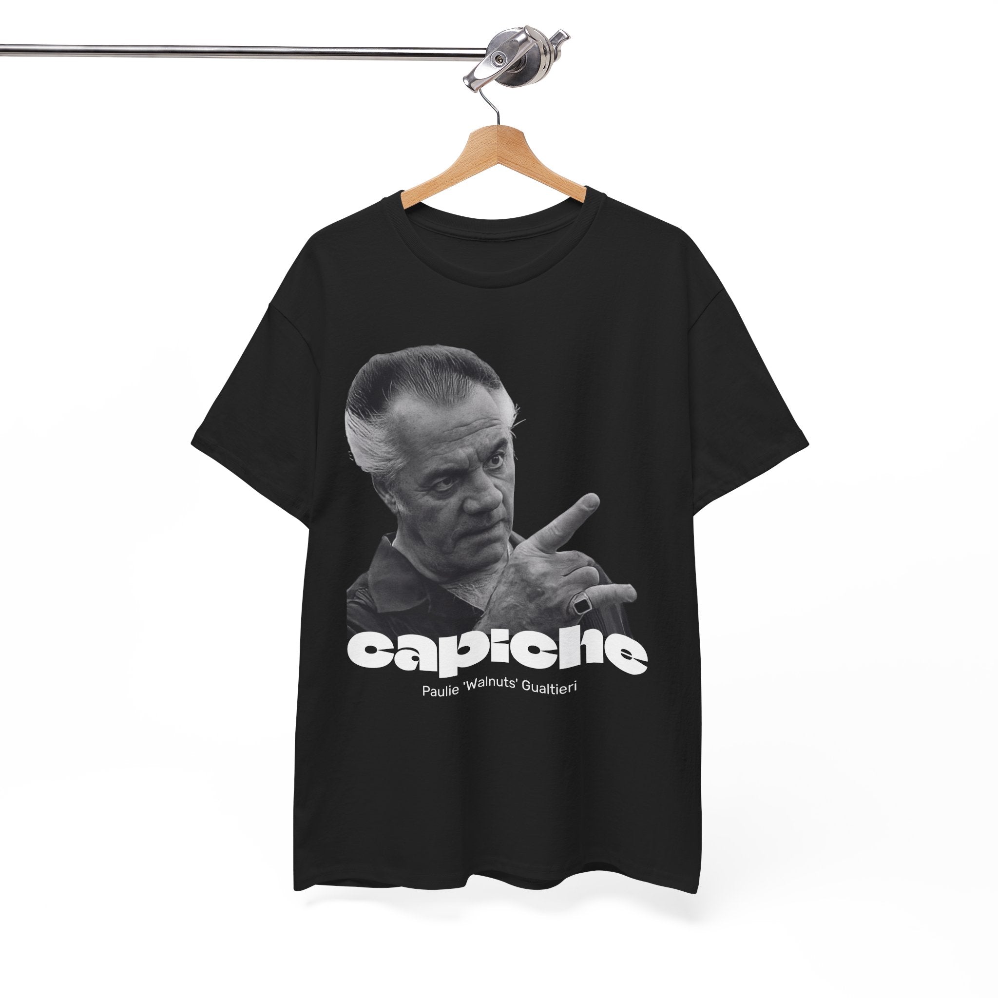 Unisex Paulie Walnuts Gualtieri Capiche Custom Design T-Shirt | One-of-a-Kind Mafia Style Graphic Tee