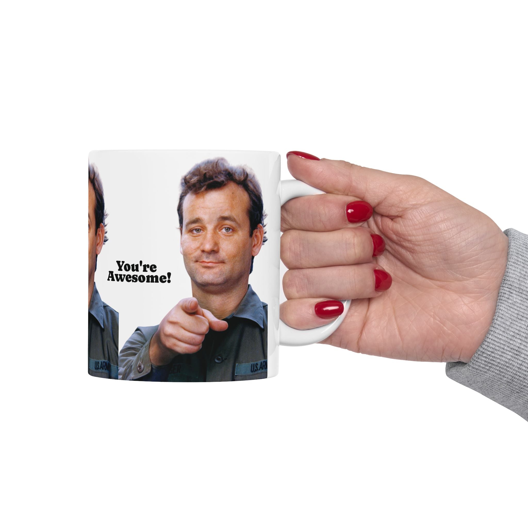 Bill Murray You are Awesome Mug 11oz Funny Retro Coffee Cup | Motivational Movie-Inspired Gift