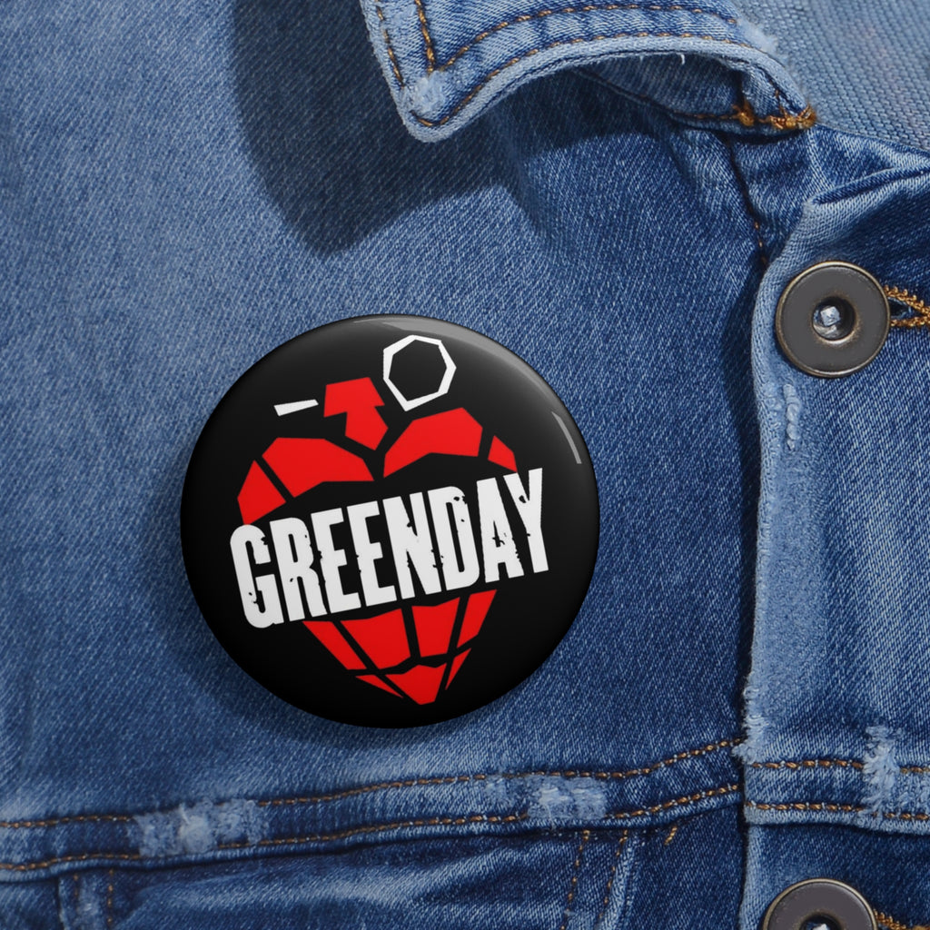 Green Day American Idiot Inspired Rock Band Pin Button (3 Sizes)