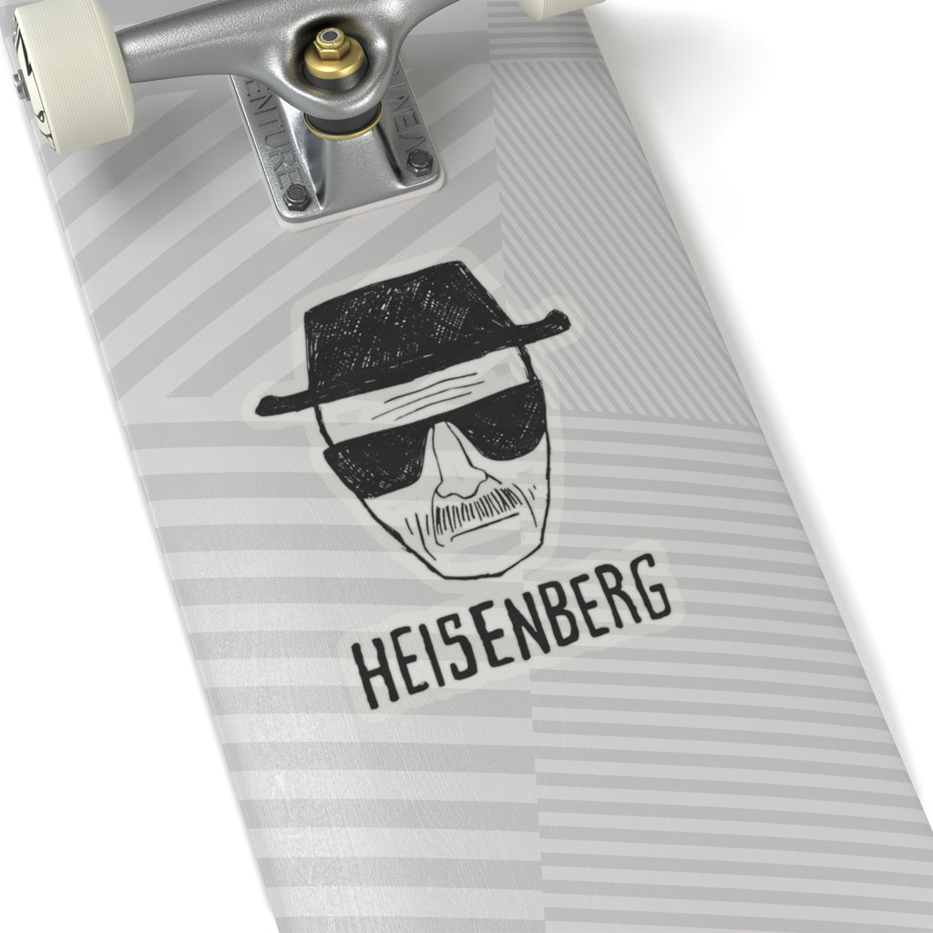 Breaking Bad Heisenberg Custom Sticker With Walter White illustration (4 Sizes)